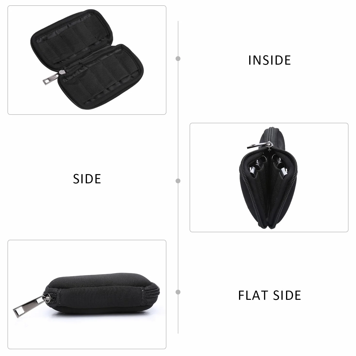 2 szt. Etui na dysk U, pudełko USB, pudełko do przechowywania USB, wielokomorowe etui na dysk U, przenośne etui ochronne, wodoodporne, pyłoszczelne, mini etui