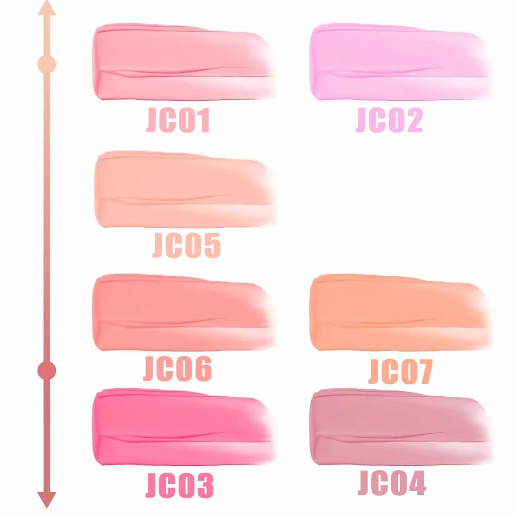 Liquid Blush, płynny róż z gąbczastą, Jelly Color Liquid Blush, długo utrzymujący się płynny róż do koloru o wysokiej pigmentacji, wykończenie chrztu (pudding sakura)