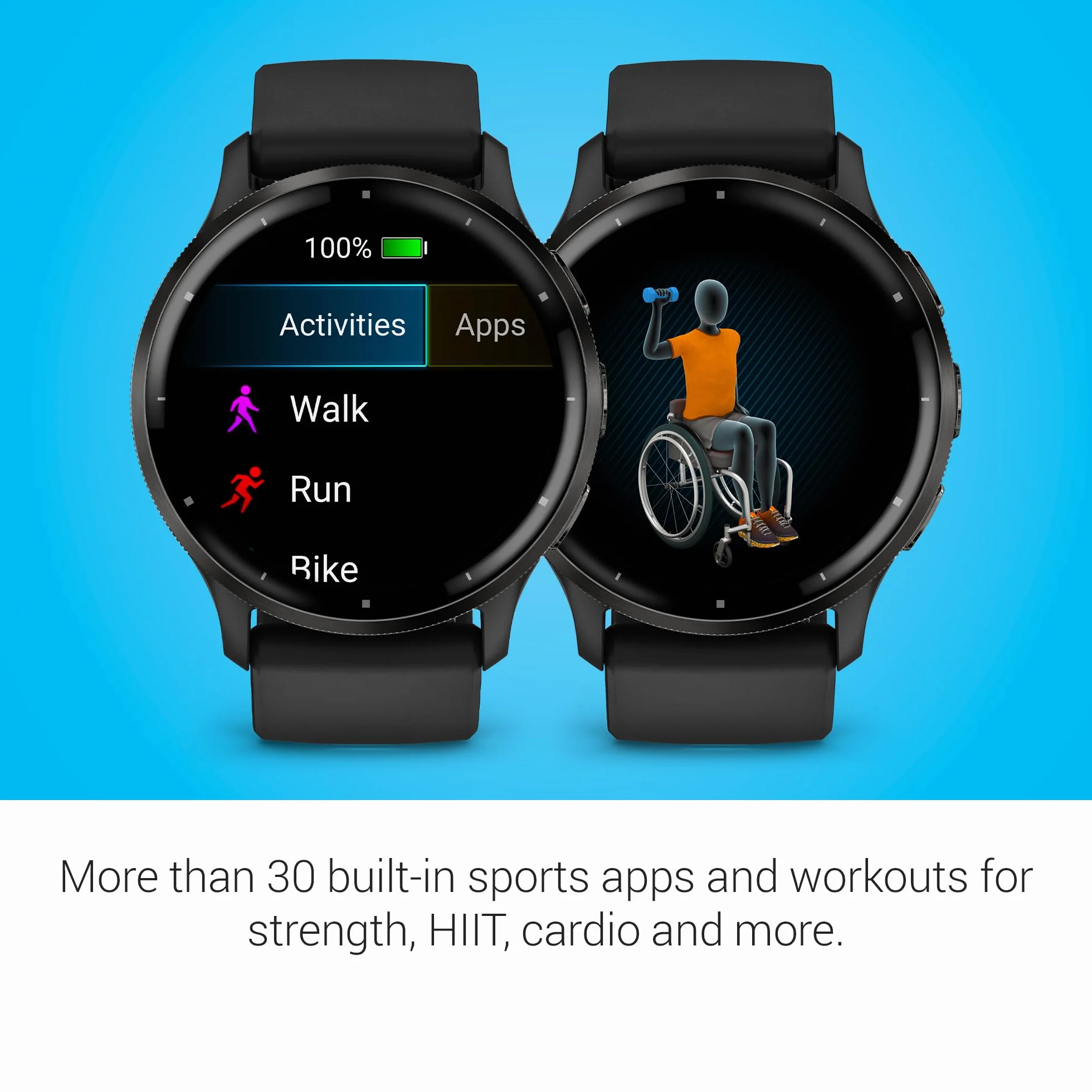 Garmin Venu 3 Smartwatch GPS Wi-Fi Czarny/Slate