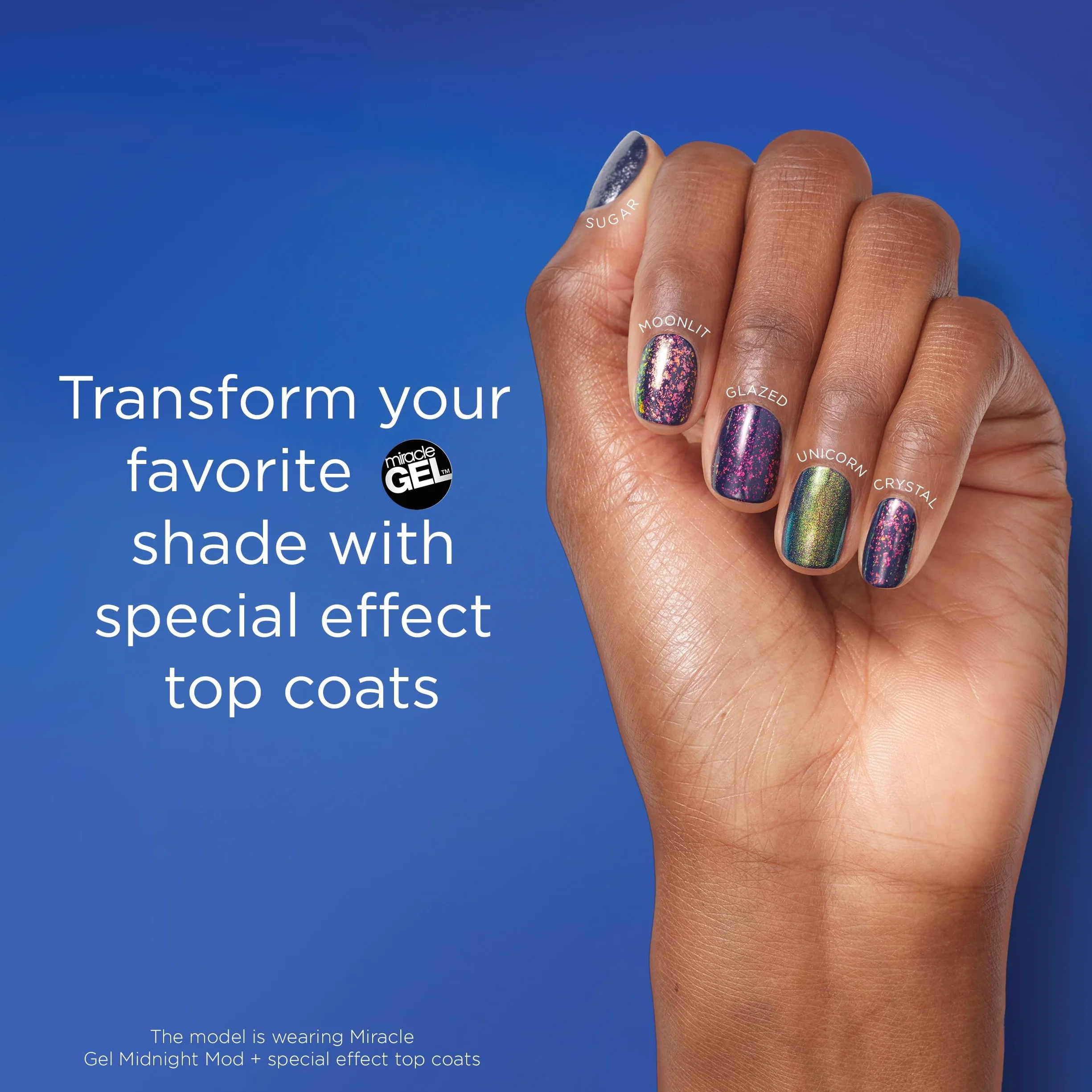Sally Hansen Miracle Gel® Lakier top coat do paznokci – Crystal Top Coat – 14,7 ml