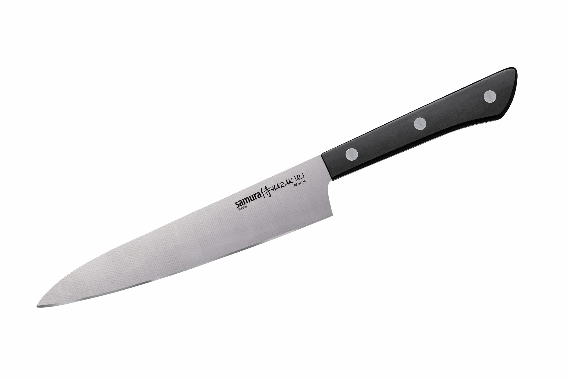 Samura HARAKIRI nóż uniwersalny 150 mm 59 HRC czarny