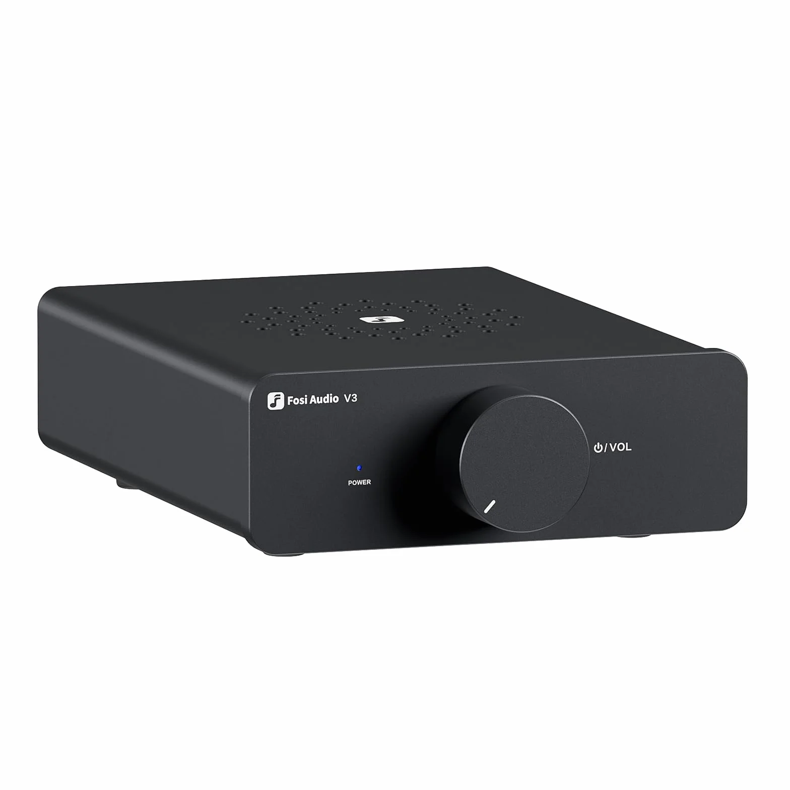 Fosi Audio V3 Wzmacniacz Stereo Domowy Sprzęt Audio 300W x2 Moc TPA3255 Mini Głośnik Klasy D Wzmacniacz 2.0CH Komponent Audio do Pasywnych Głośników Regałowych Zestaw Kina Domowego z Zasilaczem 32V