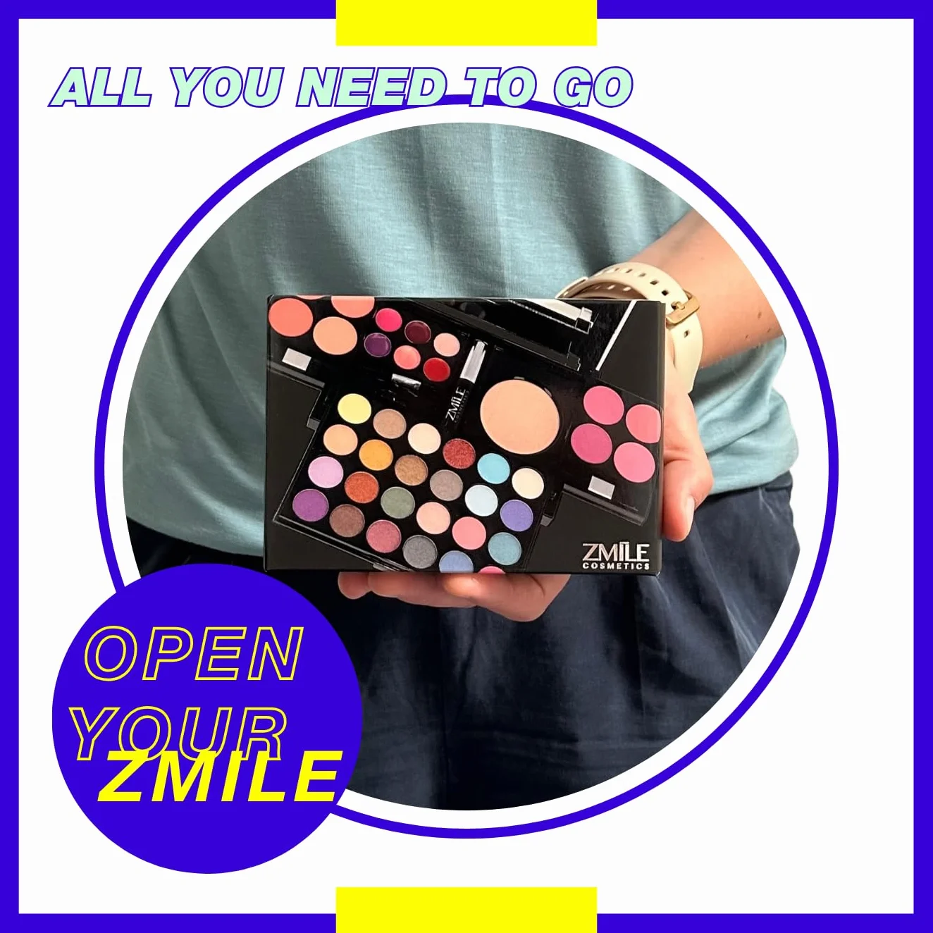 ZMILE Cosmetics Zestaw do Makijażu, All You Need To Go, Kosmetyki Wegańskie