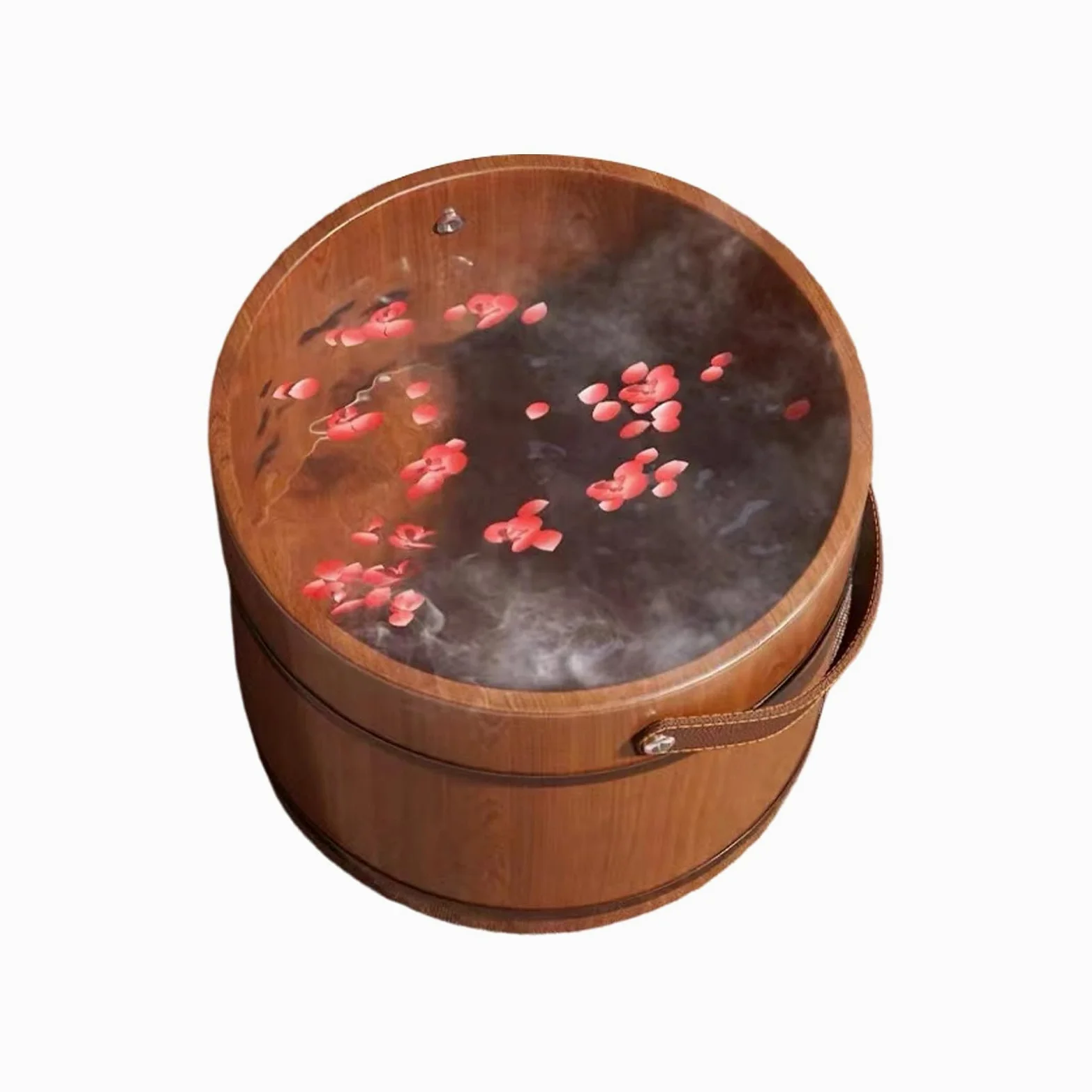 Wiadro Do Moczenia Stóp Ergonomiczny Uchwyt Z Rolką Masującą Do Relaksu | Wanienka Do Relaksu Stóp Dla Kobiet i Mężczyzn, Młodzieży, Seniorów - Domowe SPA i Sauna