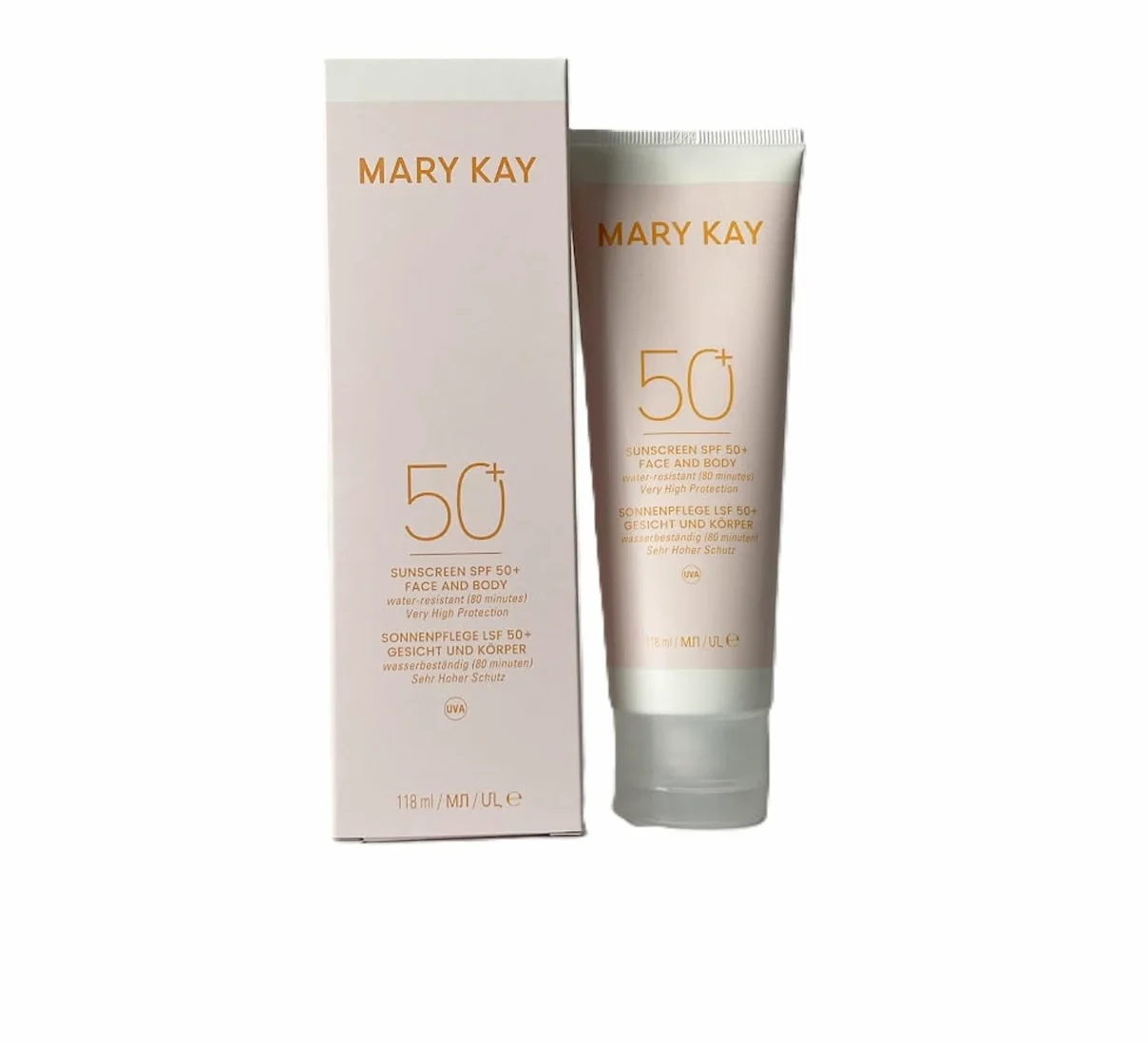 MARY KAY Krem przeciwsłoneczny Sunscreen LSF 50+ do pielęgnacji twarzy i ciała, 118 ml