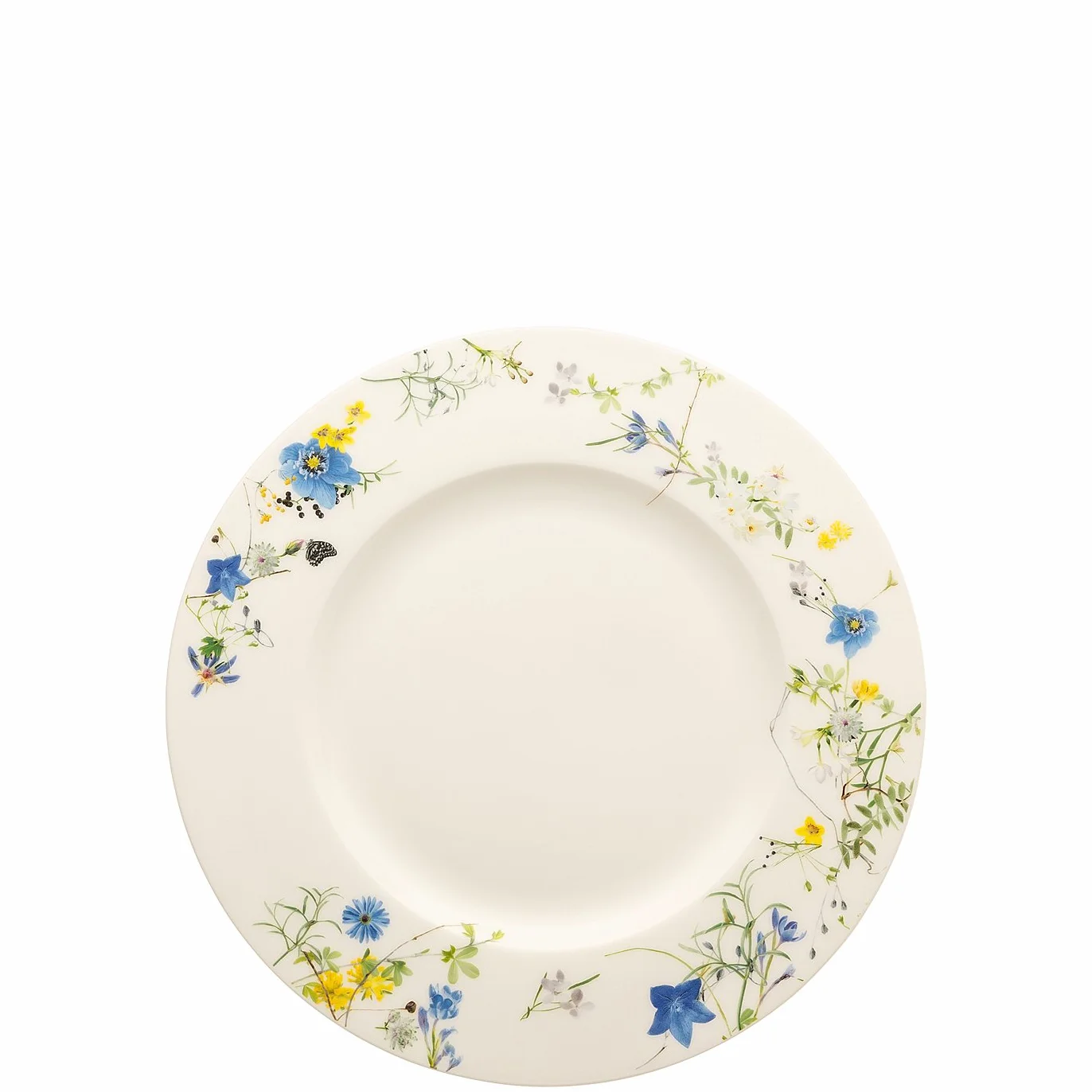 Rosenthal Brillance Fleurs des Alpes talerz śniadaniowy 23 cm flaga