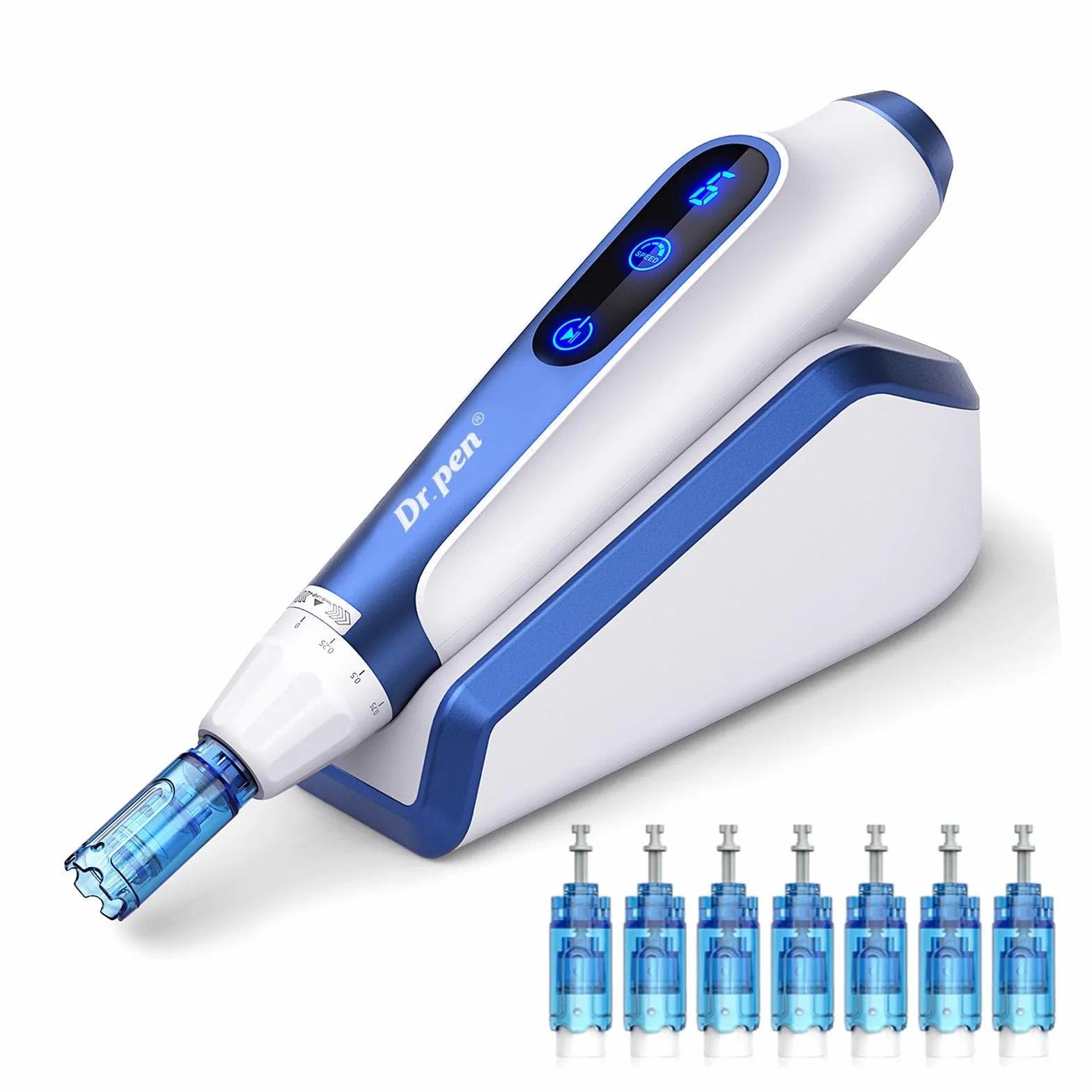 Dr. pen Ultima A11 Microneedling Pen – Skuteczny przeciwko zmarszczkom | Inteligentna baza czujnikowa, wygodny bezprzewodowy design, idealny do salonów kosmetycznych i do użytku domowego | Idealny