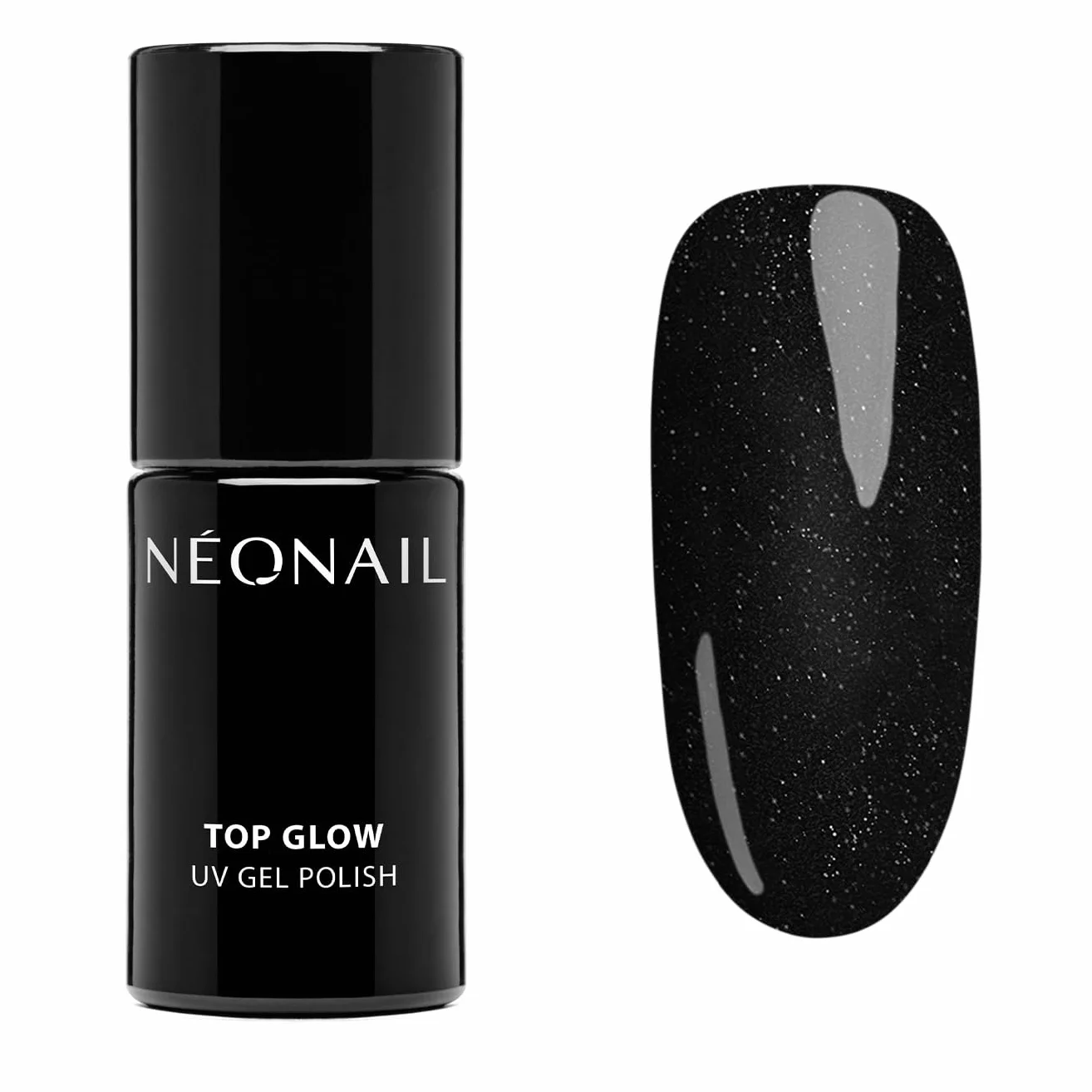 NEONAIL 7,2 ml lakier półtrwały top lakier do paznokci top lakier do paznokci srebrny półtrwały lakier do paznokci żel do paznokci manicure top żel UV led lakier do paznokci