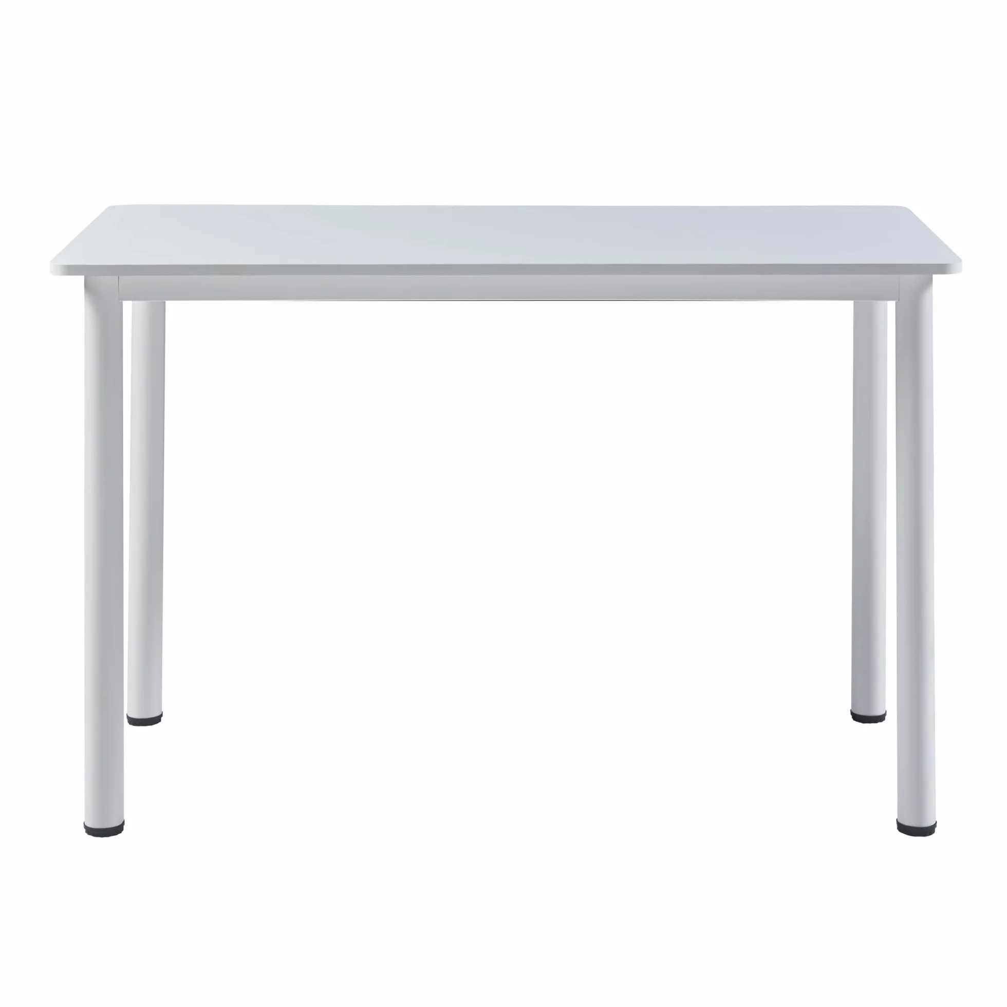 Stół do jadalni Tammela 120 x 60 cm prostokątny biały stalowe nogi