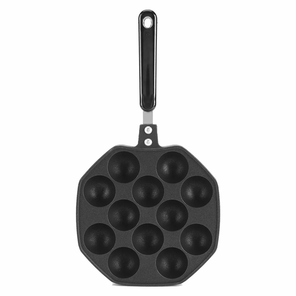 Asixx Aluminiowa Patelnia do Takoyaki Nieprzywierająca 12 Otworów