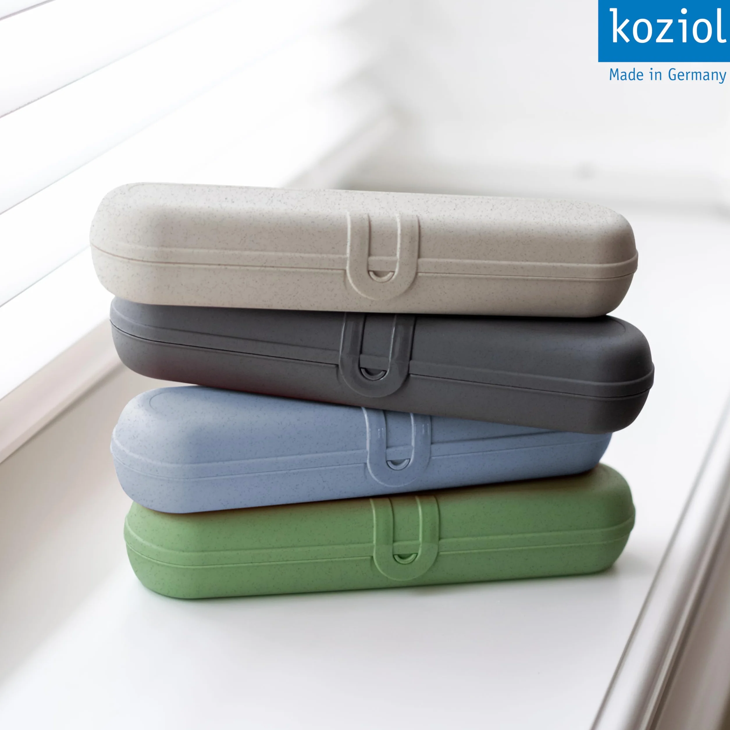 Koziol Etui na sztućce Nature Flower Blue