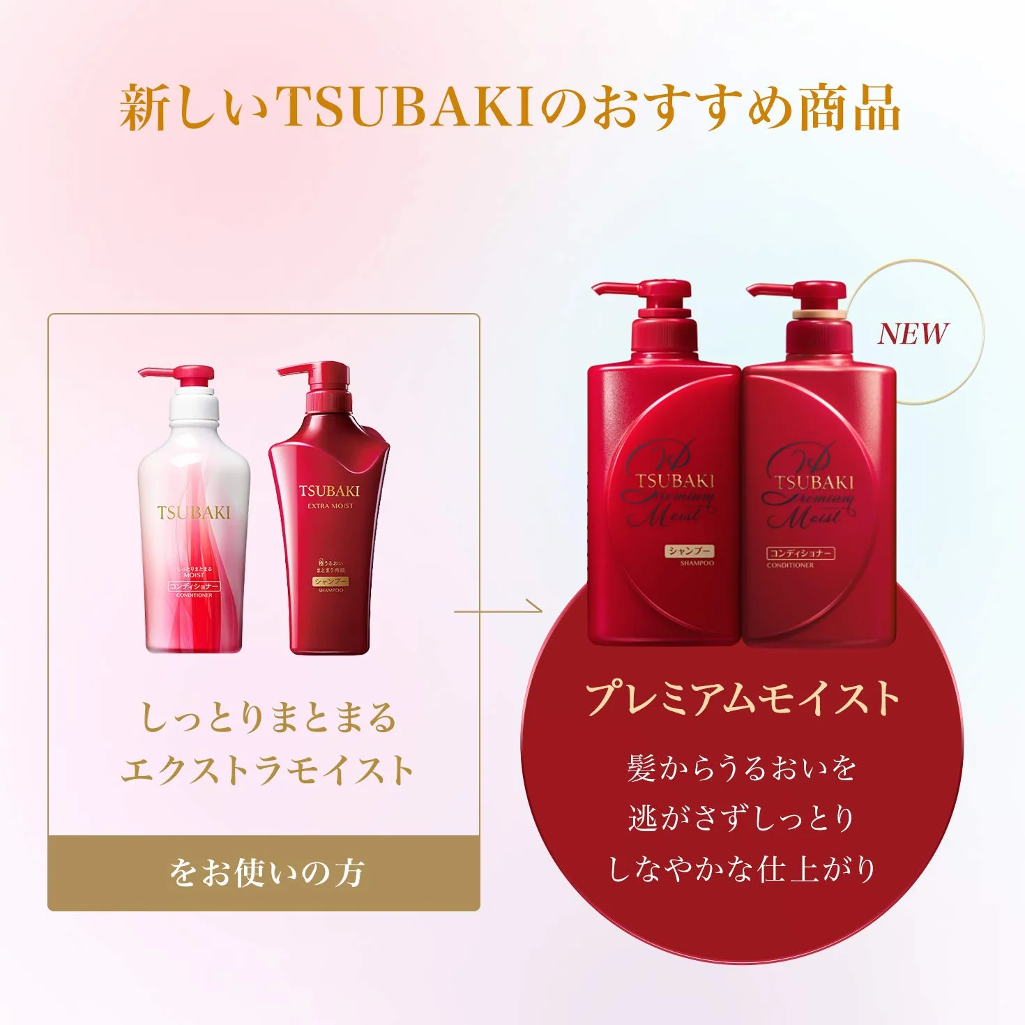 Shiseido Zestaw do pielęgnacji brody: Szampon i Kondygnator Premium Moist, Kamelia, 2 sztuki, 490 ml, Nawilżający