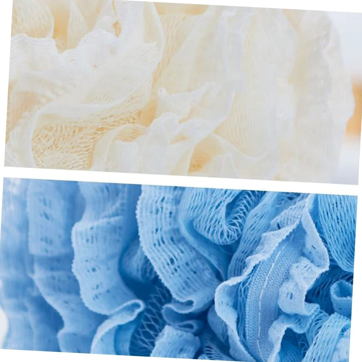 Szlifierka do ciała Travel Loofah Loofah Dish Gąbka Bubble Sponge Pufa Prysznicowa Loofah Brush Poduszka Rękawiczki Piłka do kąpieli Piłka do kąpieli Błękitna wytworna dziewczyna Kąpiel Loofah Prysz