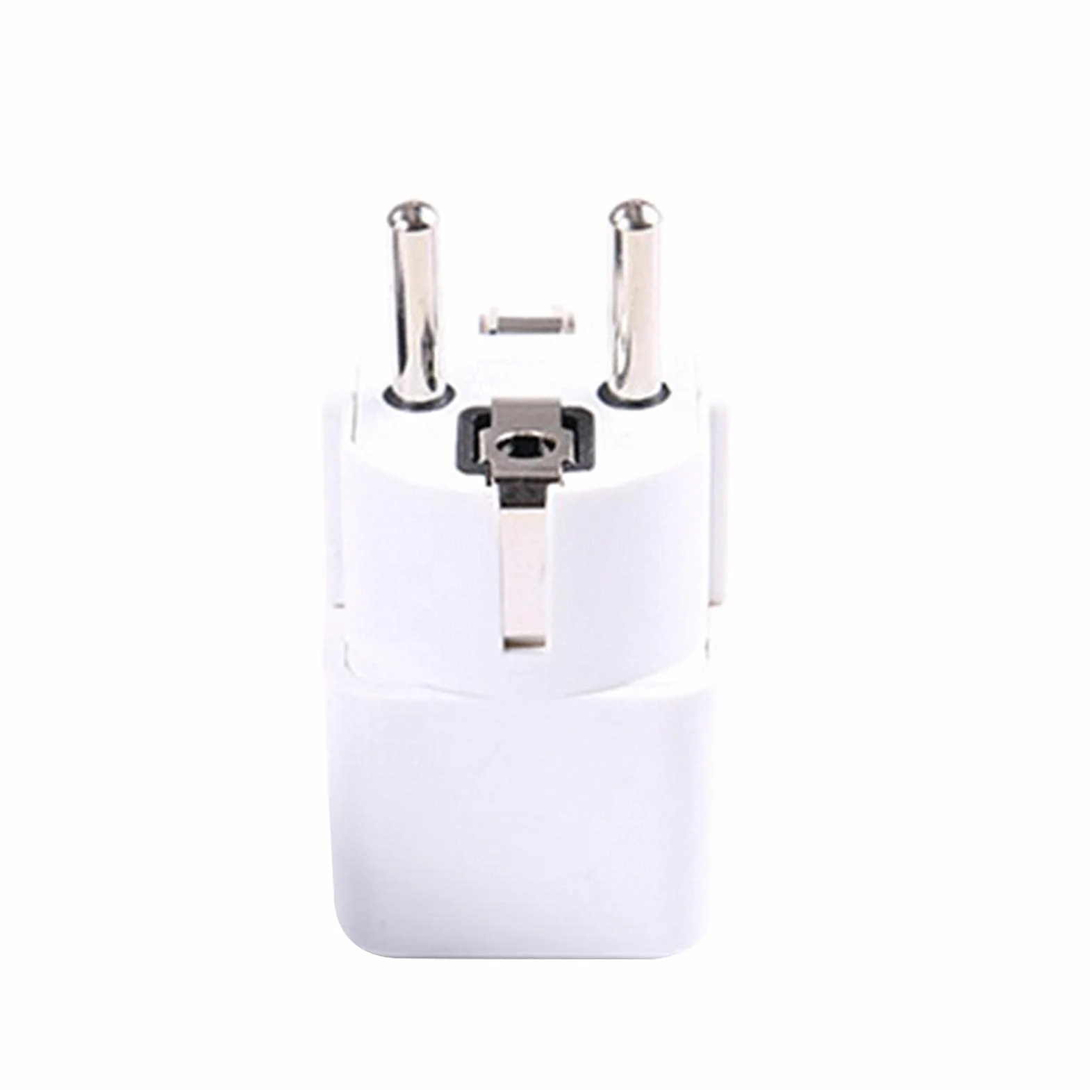 BOROCOus to EU adapter wtyczka, uniwersalny adapter AC 250 V 10 A prąd UE, konwersja europejska wtyczka sieciowa UK na UE (biała)