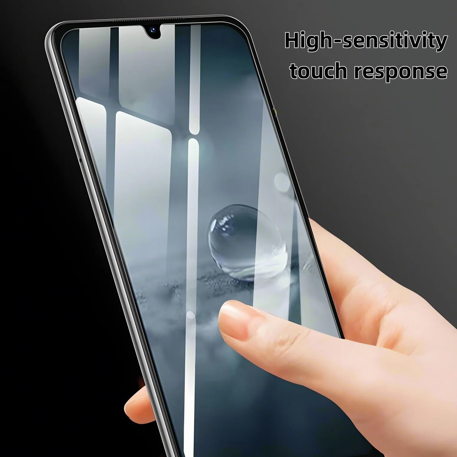 Totill [3 sztuki folii ze szkła hartowanego do folii ochronnej Xiaomi Redmi 13C, twardość 9H, odporna na wstrząsy, odporna na zadrapania i odciski palców