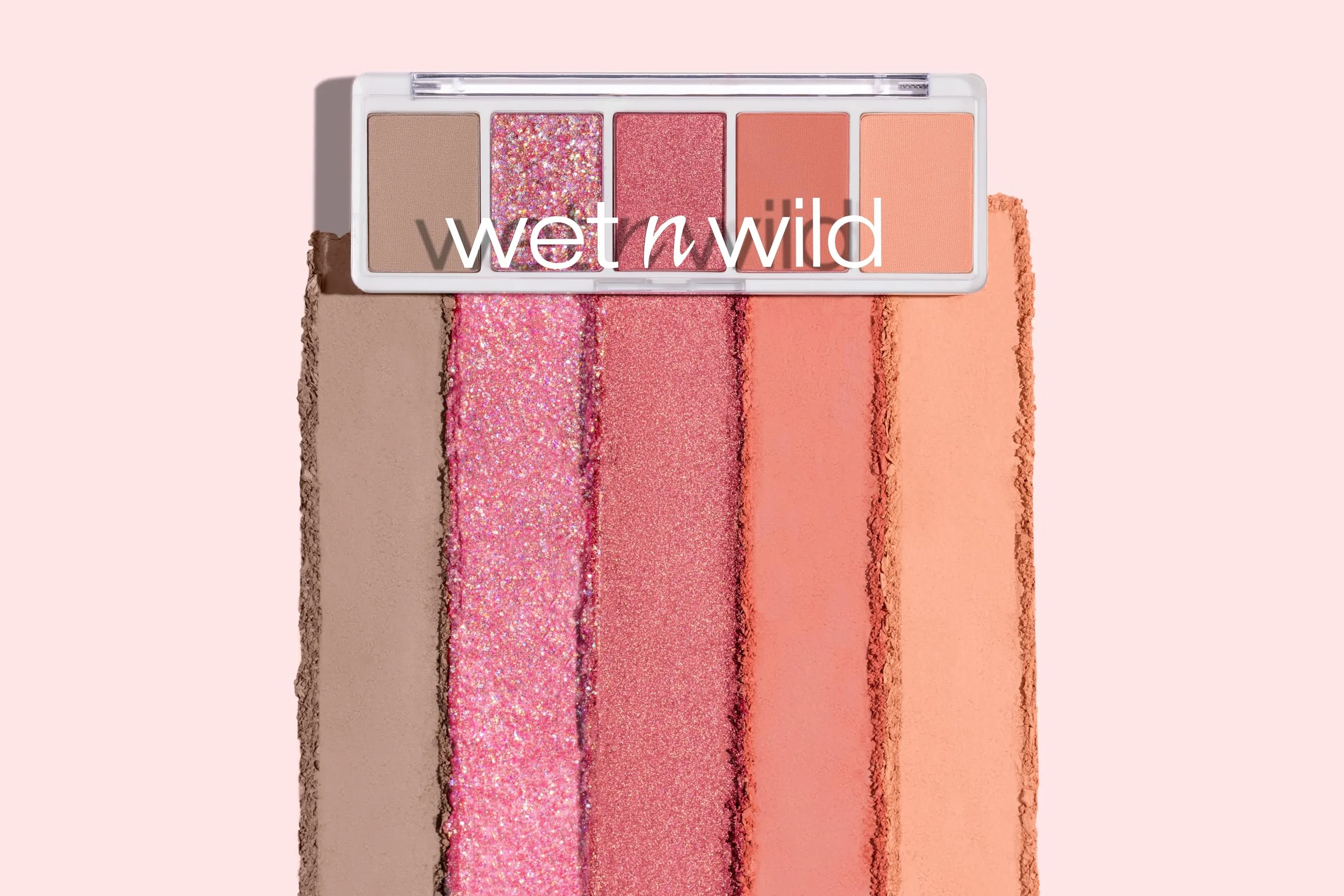 Wet n Wild, Color Icon 5-Pan Palette, Paleta Cieni do Powiek z 5 Intensywnymi Odcieniami do Codziennego Makijażu, Długotrwała i Łatwa do Rozcierania Formuła, Full Bloomin'