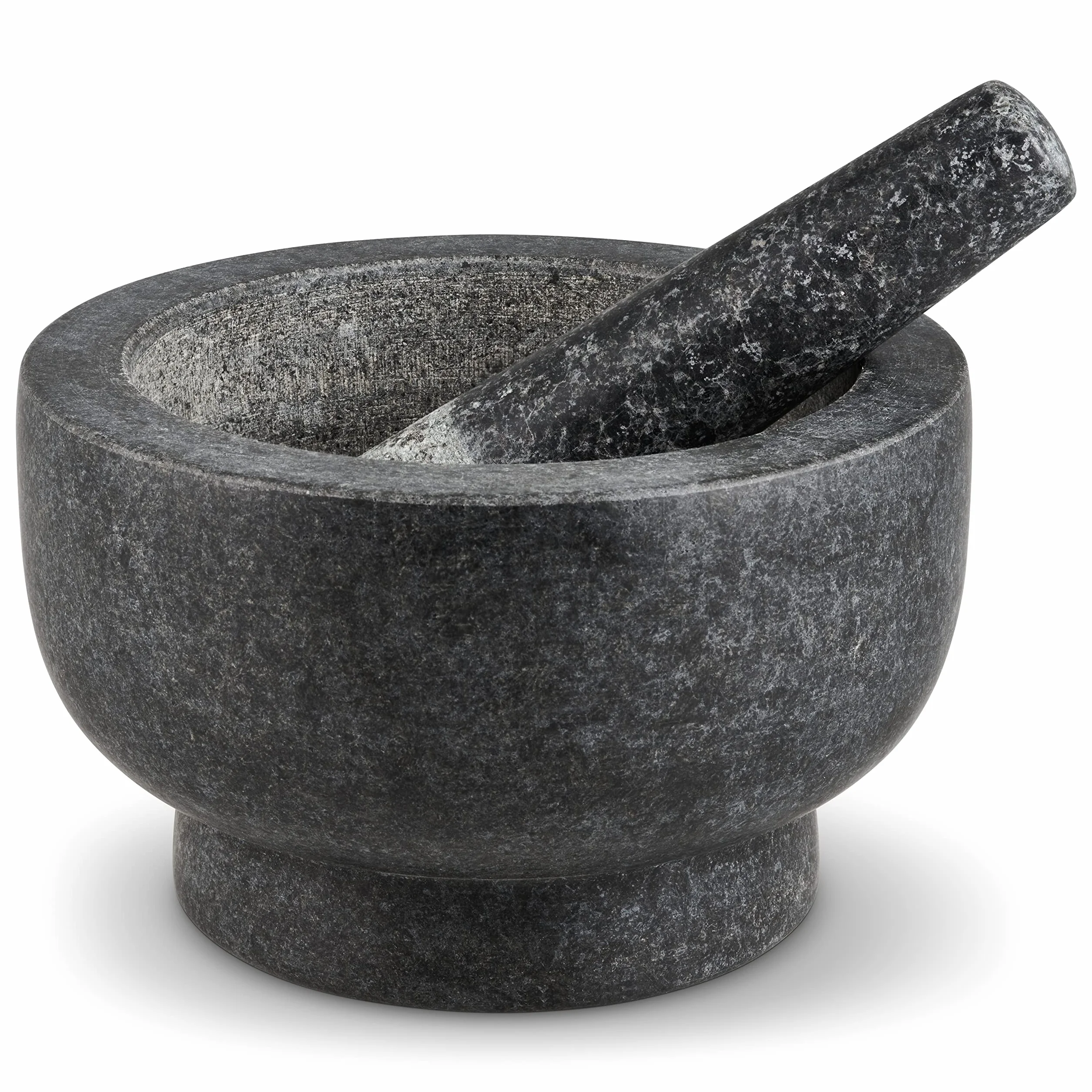 Cole & Mason Clavering moździerz granitowy 20 cm szary zestaw z tłuczkiem