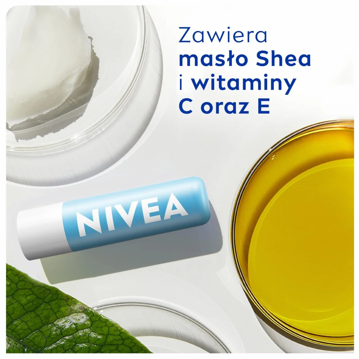 NIVEA Hydro Care Pielęgnująca pomadka do ust; 4,8 g