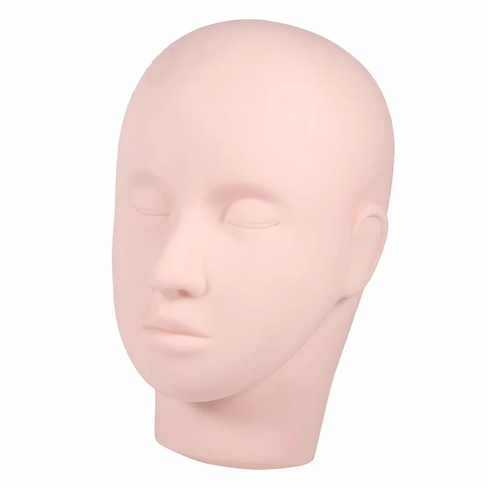 E, Głowa Manekina Szkoleniowego, Głowa Manekina Treningowego, Głowa Manekina Lalek, Głowa Manekina Dziewczyna 1 szt. Ulepszony makijaż Rzęs Przedłużanie Rzęs Praktyka Manekin