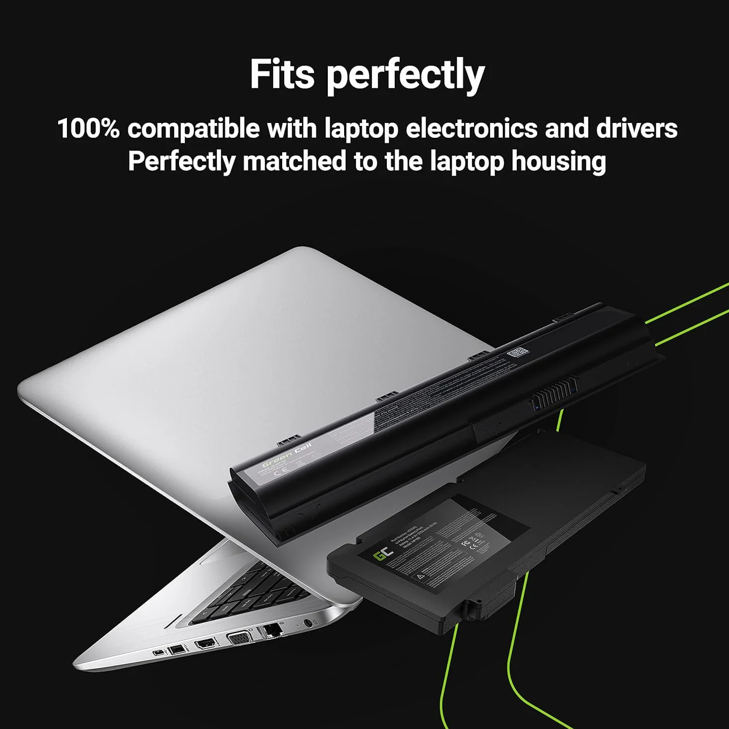 Green Cell L17C3PG1 L17L3PG1 L17M3PG1 L17M3PG2 L17M3PG3 bateria do laptopa Lenovo Legion Y530-15ICH Y540-15IRH (4800 mAh 11,4 V czarny)