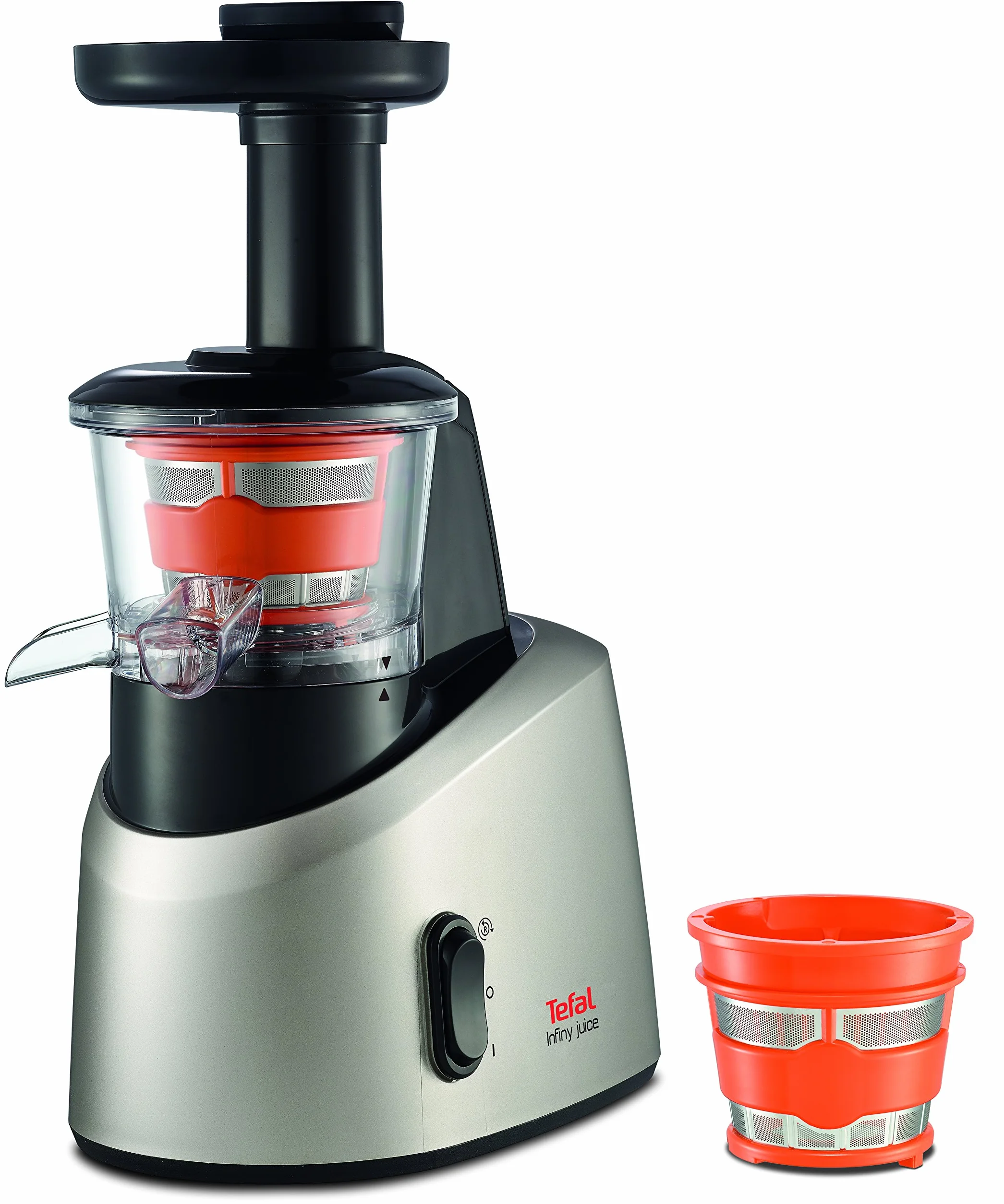 Tefal Infiny Juice ZC255B38 Wyciskarka do Cytrusów 200 W 800 ml Stal Szlachetna Czarny Szary