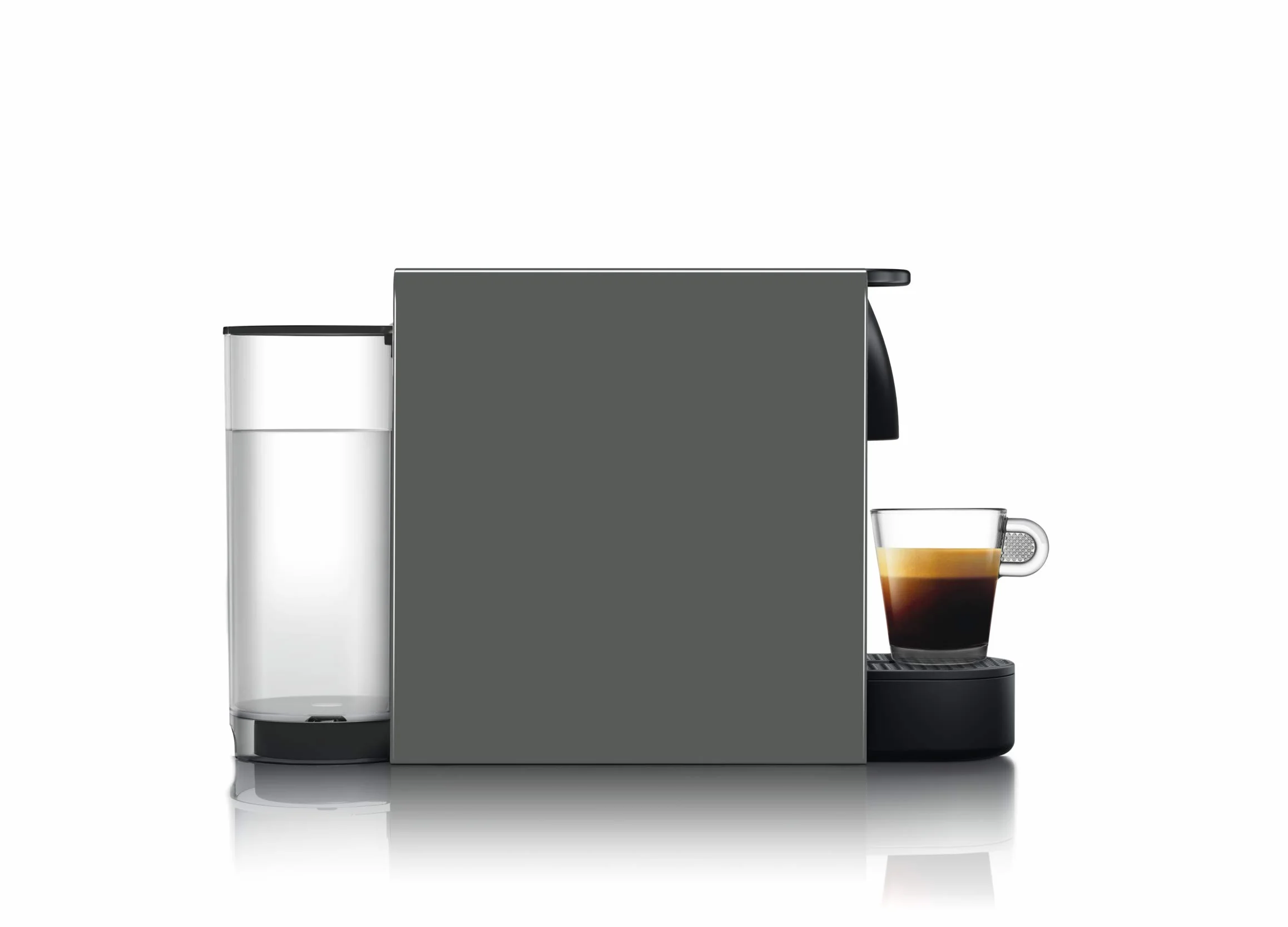 Nespresso Krups XN110BRD Mini ekspres do kawy Essenza | 0.6 L | 19 bar | tryb oszczędzania energii | szary | klasa energetyczna A