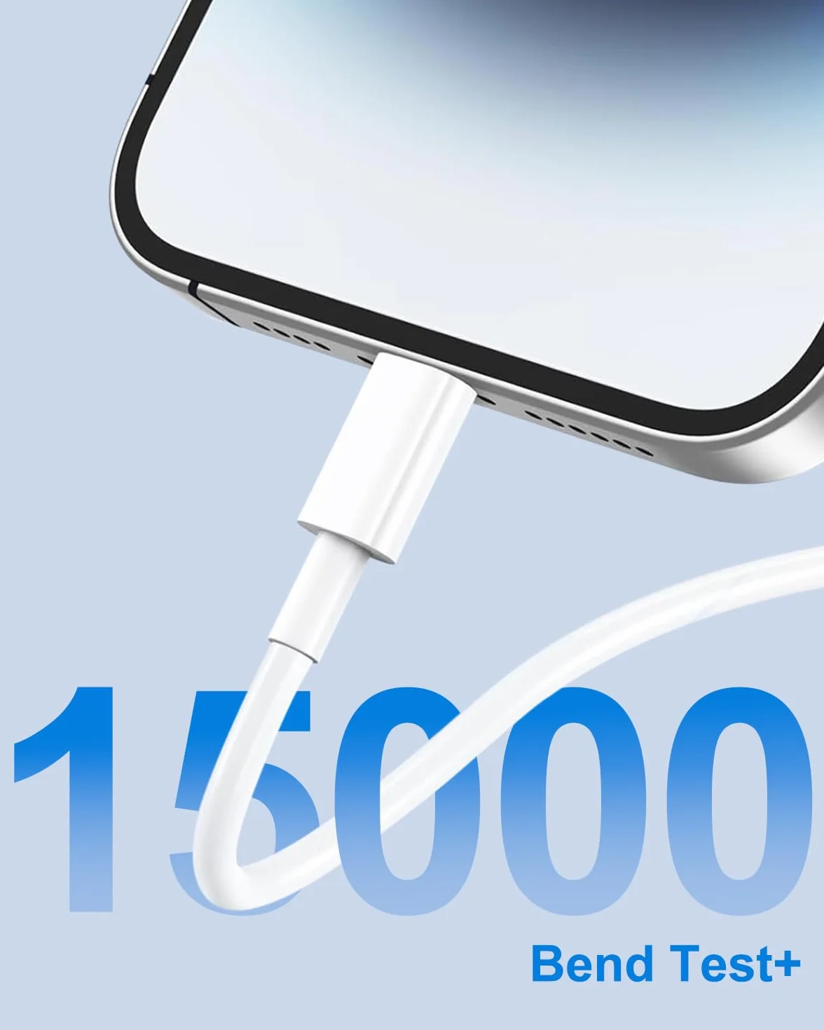 Kabel Ładujący do iPhone'a 1M, [Certyfikat Apple MFi] Kabel USB do Lightning kabel Ładujący USB do iphone'a Cable Szybkiego ładowania Phone Przewód do iphone'a 14 13 12 11 Pro Max XS XR X 8 iPad