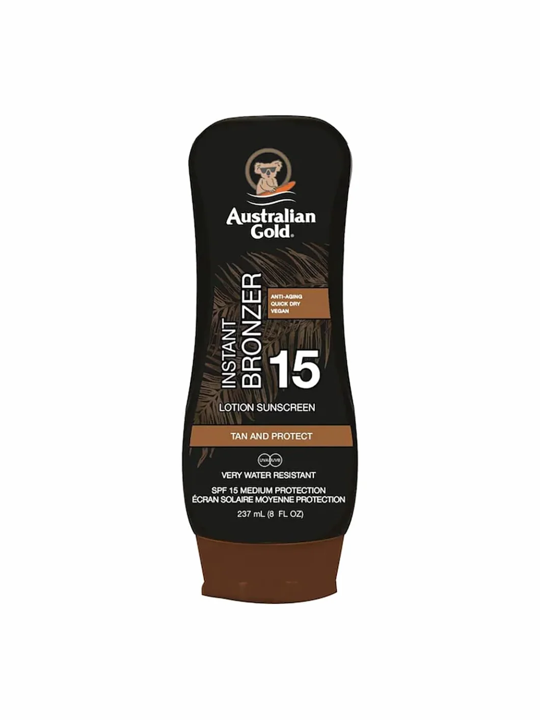 Australian Gold Balsam SPF 15 + bronzer, wakacyjny, 237 ml