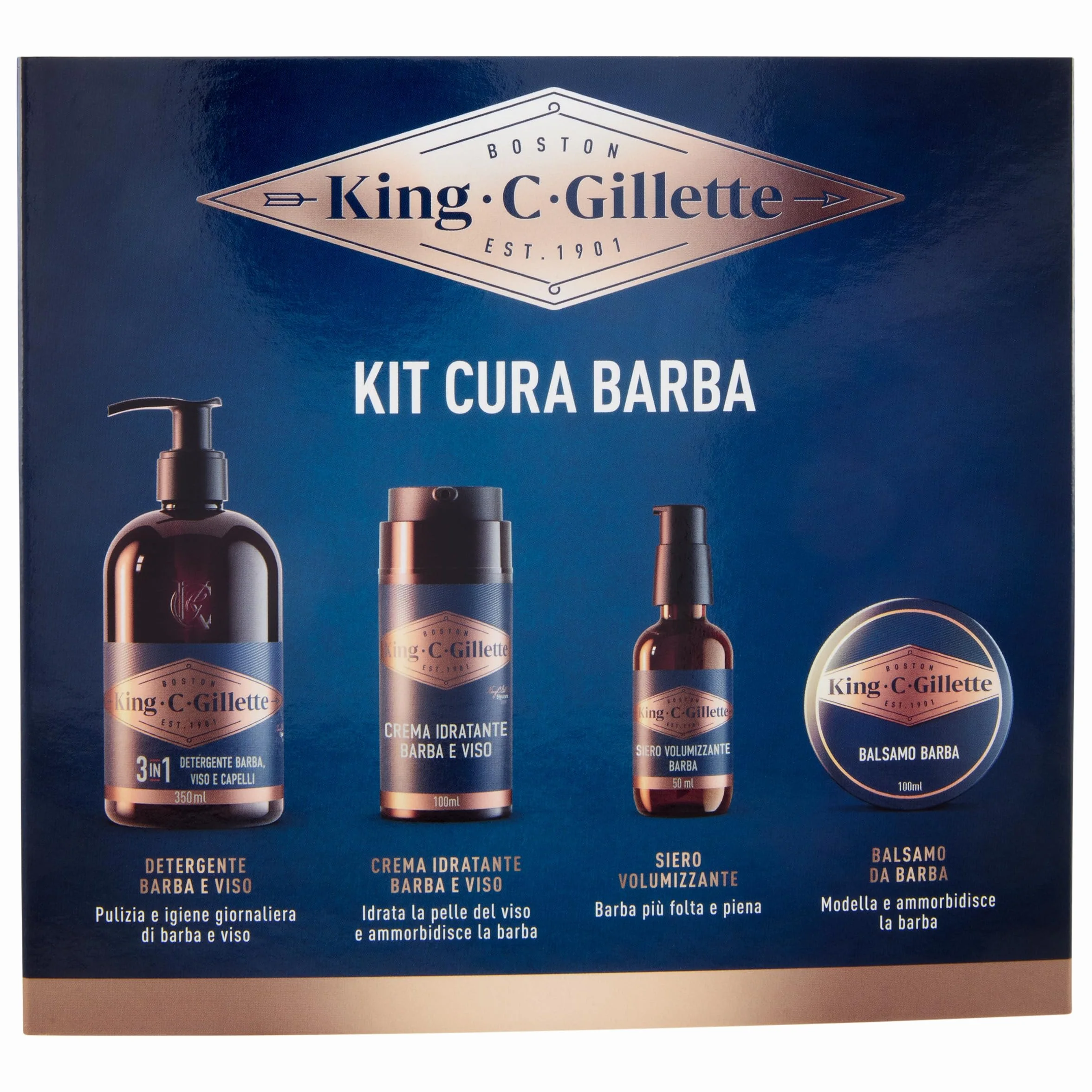 King C. Gillette Codzienny zestaw do pielęgnacji brody zapachowej