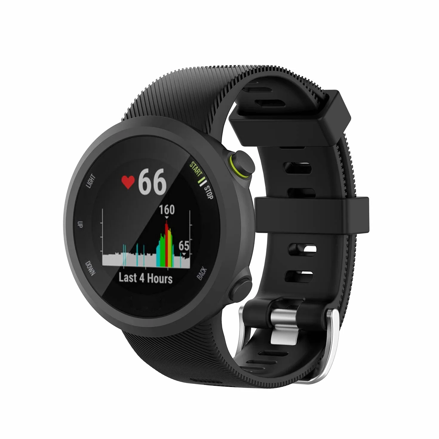 INF Pasek kompatybilny z Garmin Forerunner 45/ 45S, zapasowy pasek do zegarka, silikonowy