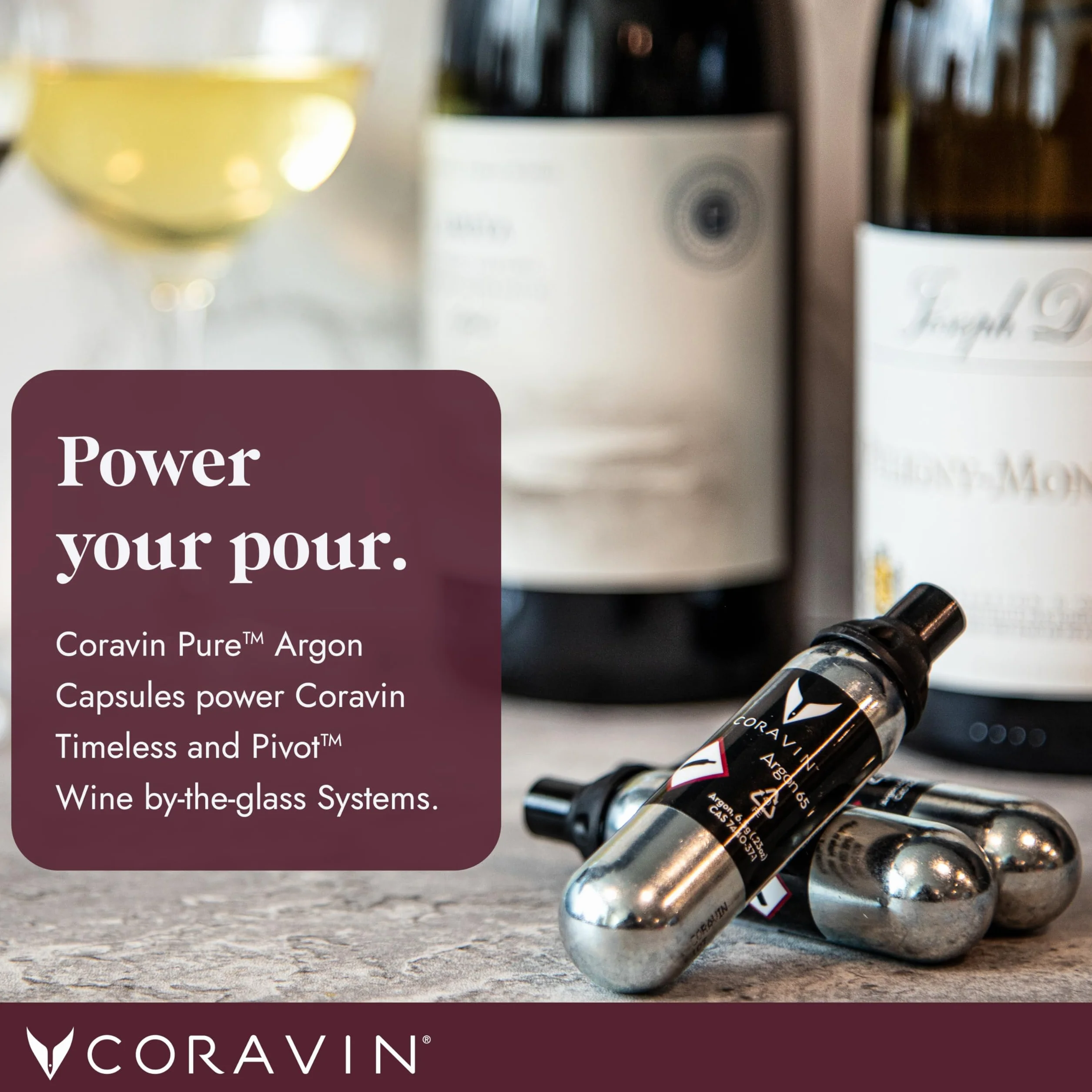 Coravin Timeless Three+ System Konserwacji Wina Nalewak i Korek Próżniowy Ochrona przed Utlenianiem 2+ lat Zestaw 2 Kapsuły Gazu Argonowego Czarny