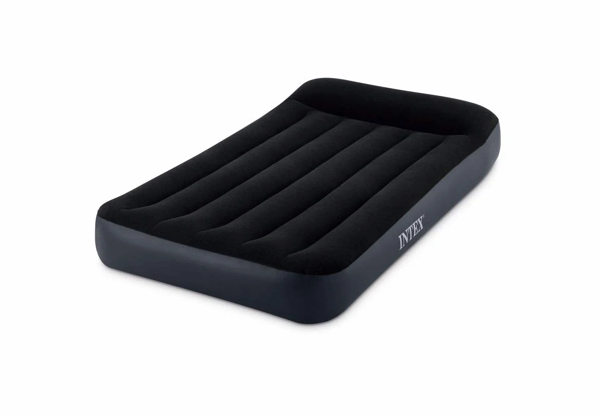 Intex Dura-Beam Materac Dmuchany 1 osobowy Czarny