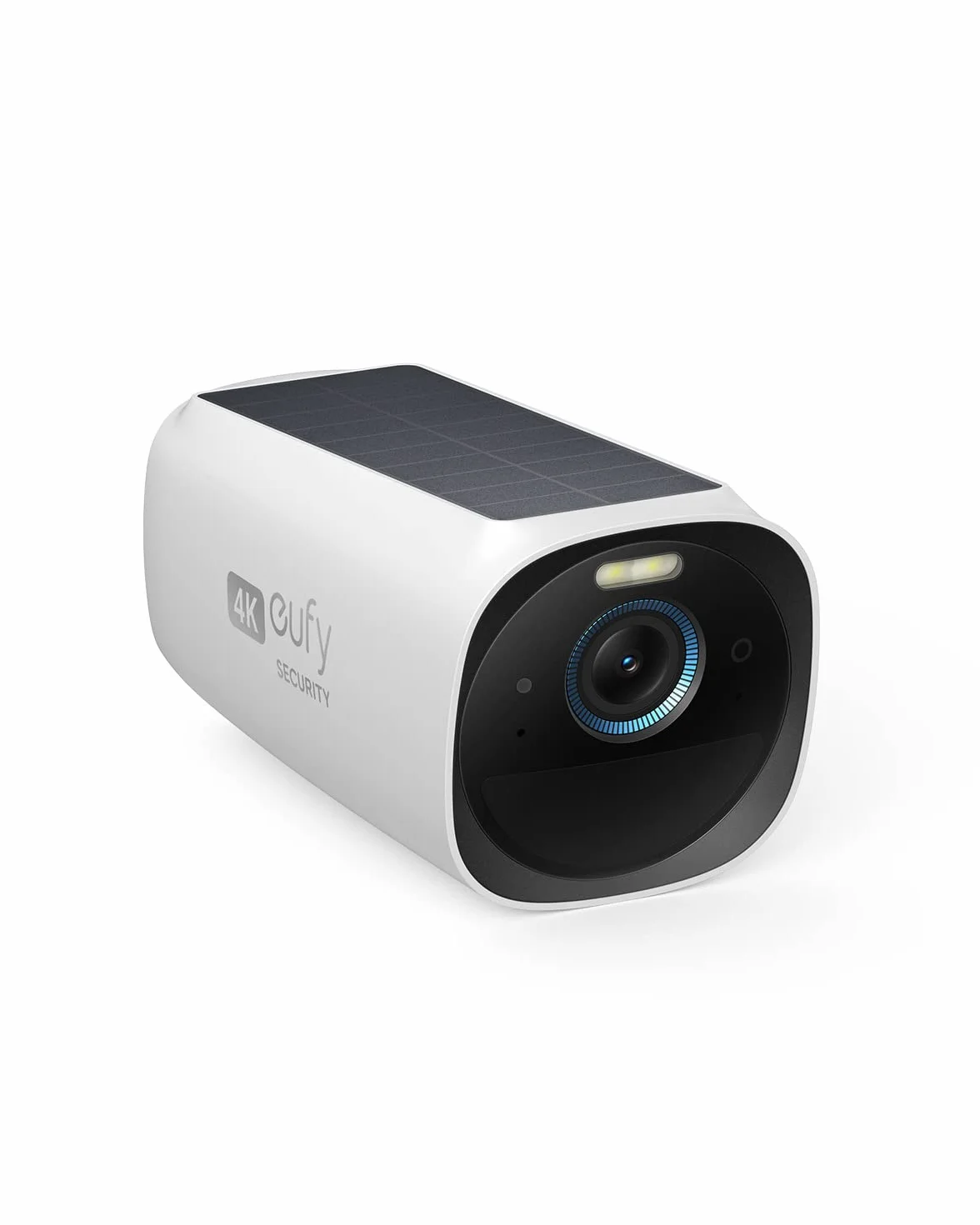 Kamera bezpieczeństwa eufy S330 Zestaw kamer eufyCam 3, bezprzewodowa zewnętrzna, kamera 4K ze zintegrowanym panelem słonecznym, Forever Power, rozpoznawanie twarzy AI (Opakowanie pojedyncze)