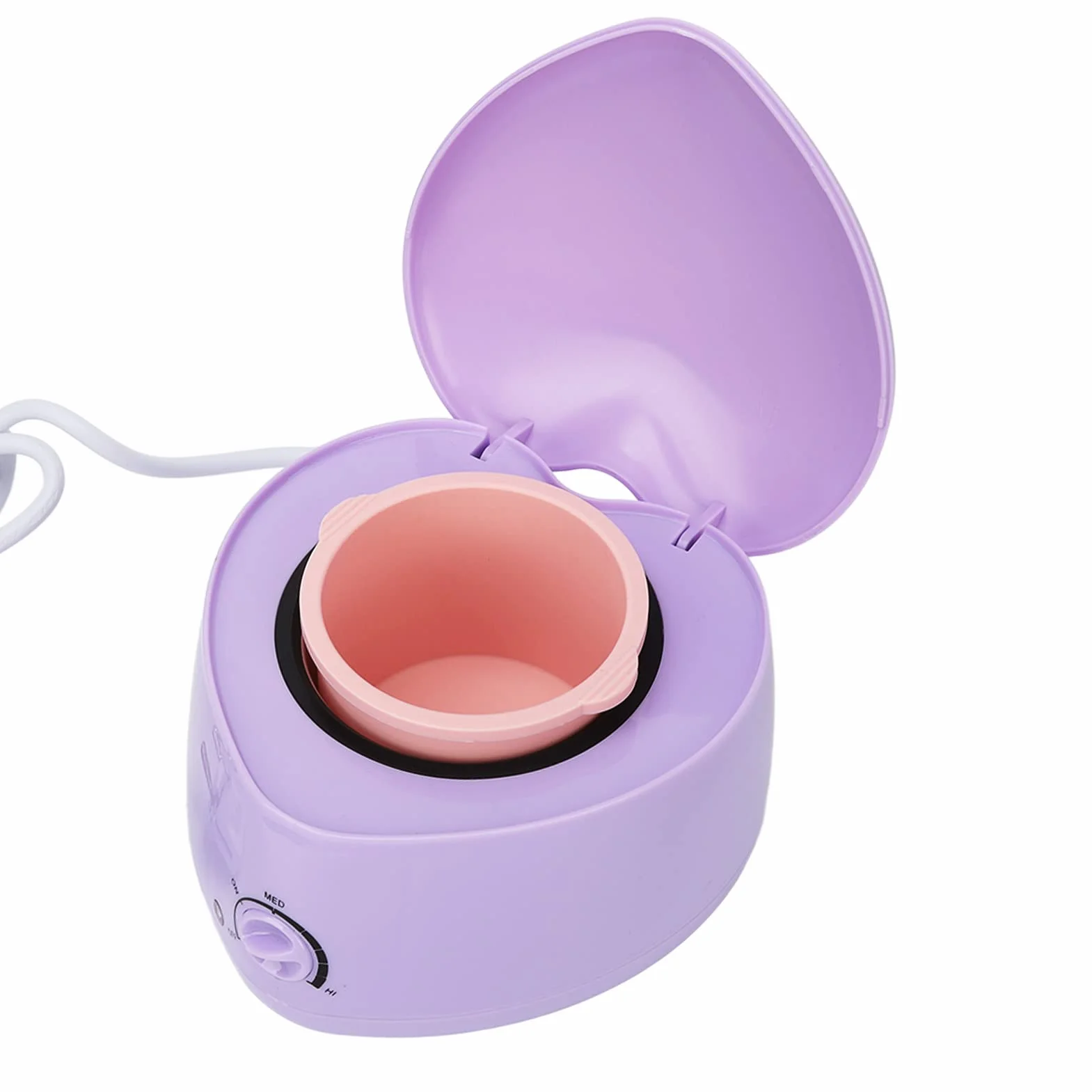 Podgrzewacz do Wosku do Usuwania Włosów, Mini Podgrzewacz Wosku Maszyna do Wosku w Kształcie Serca do Twardych Koralików Woskowych Salon Domowy Podgrzewacz do Wosku Maszyna do (Wtyczka UE 220 V)