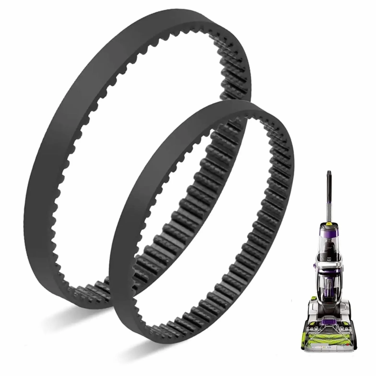 Zamienny zestaw pasków do Bissell ProHeat 2X Revolution Pet Pro, pasuje do serii 3586,3588,1986,1964,2007,2007P, 2 pack