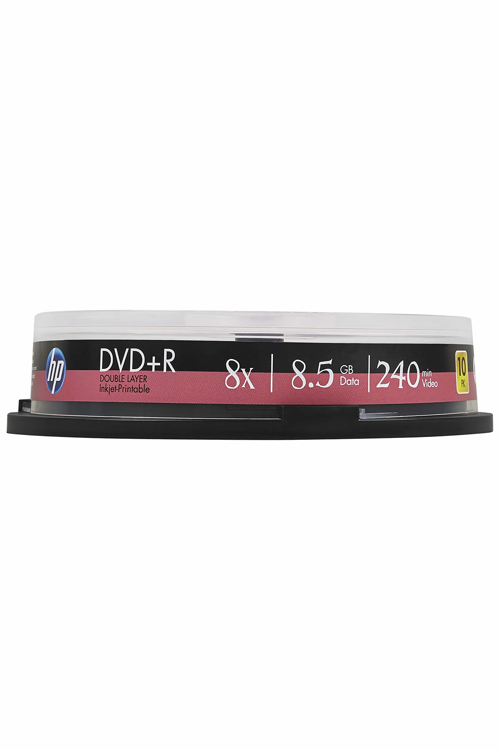 HP DVD+R DL 8X 10PK pudełko na ciasto HP 8,5 GB