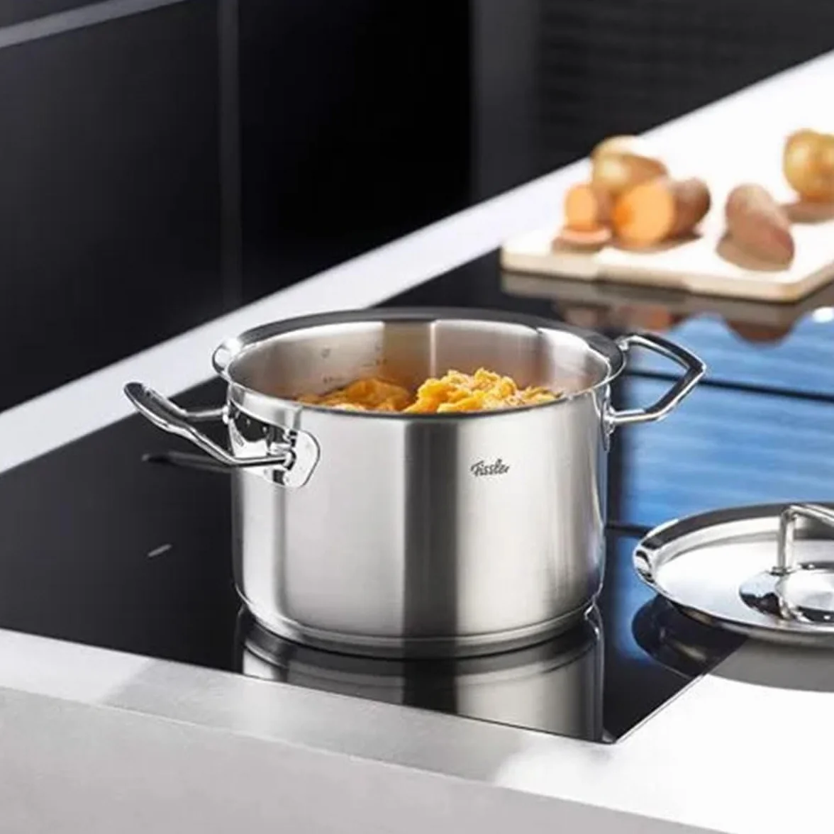 Fissler Original-Profi Zestaw Garnków z Rondlem 18/10 Steel Srebrny 5 sztuk