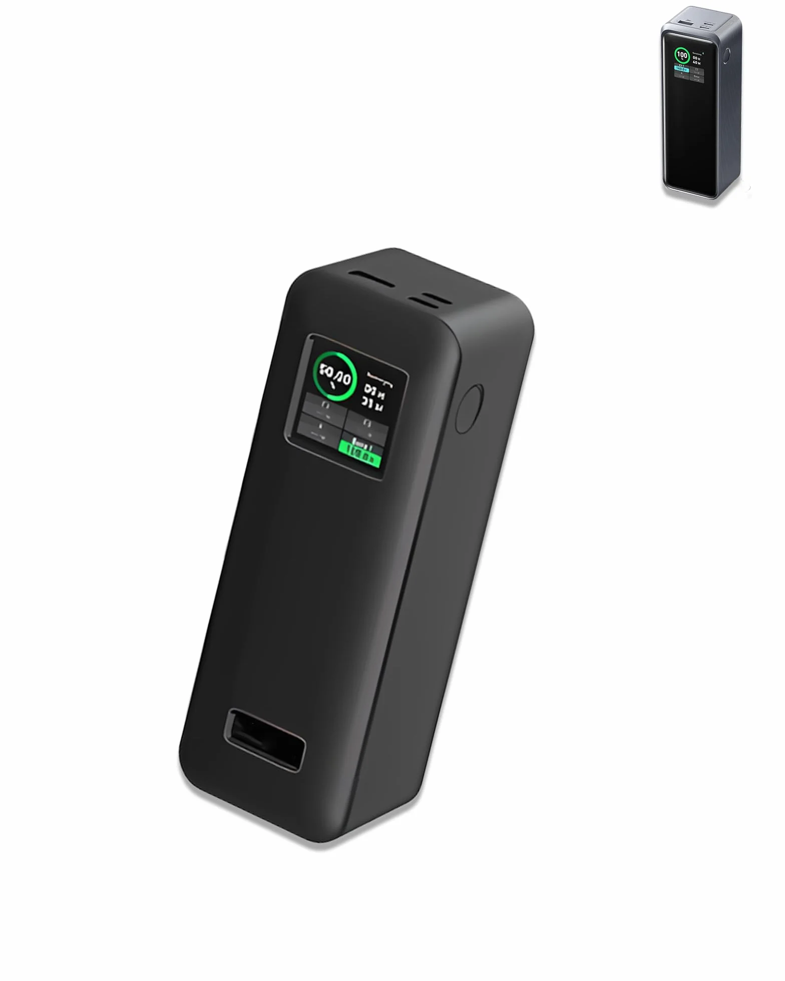 Etui do Anker Prime Power Bank 27650 mAh, 3-portowe, 250 W, silikonowe etui ochronne do powerbanku Anker Prime – wielokrotnego prania, kompleksowa ochrona (czarne)