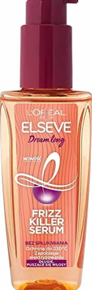 L'Oréal Paris Elseve Dream Long Frizz Killer serum bez spłukiwania, chroni i zapobiega puszeniu, 100 ml