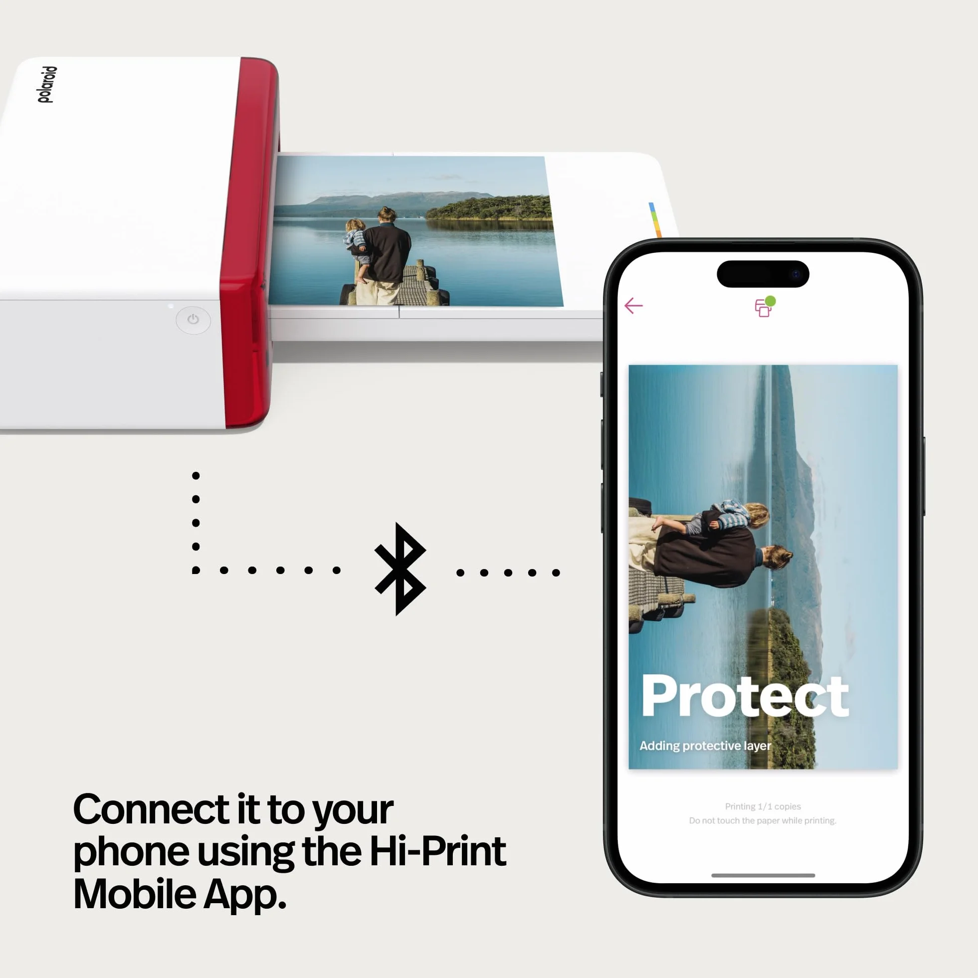 Polaroid - Everything Box Hi Print 4 x 6 (10 x 15 cm) - drukarka fotograficzna Bluetooth (drukarka + wkład papierowy)