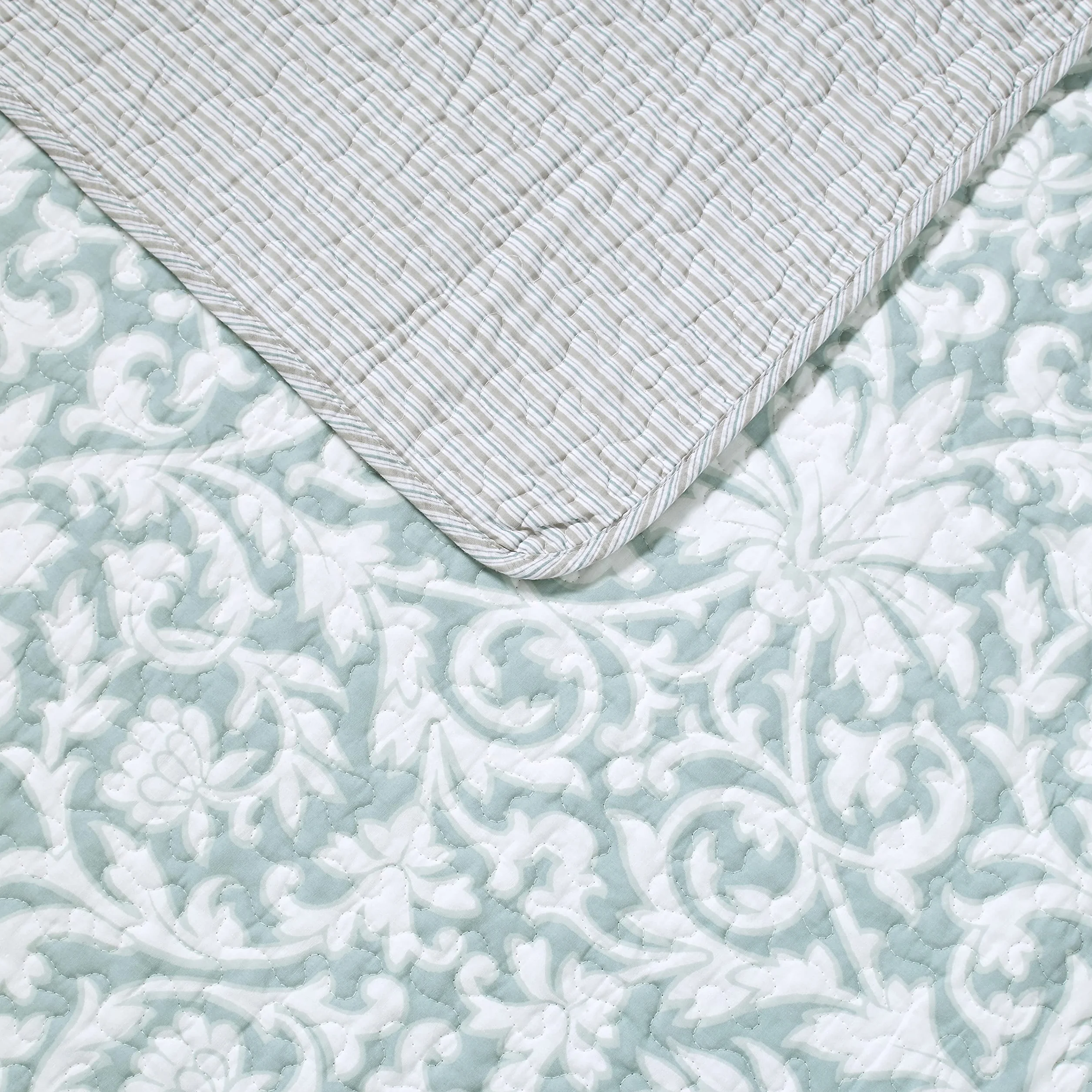 Laura Ashley Zestaw kołder King ultramiękka pościel całoroczna dwustronna narzuta niebieska
