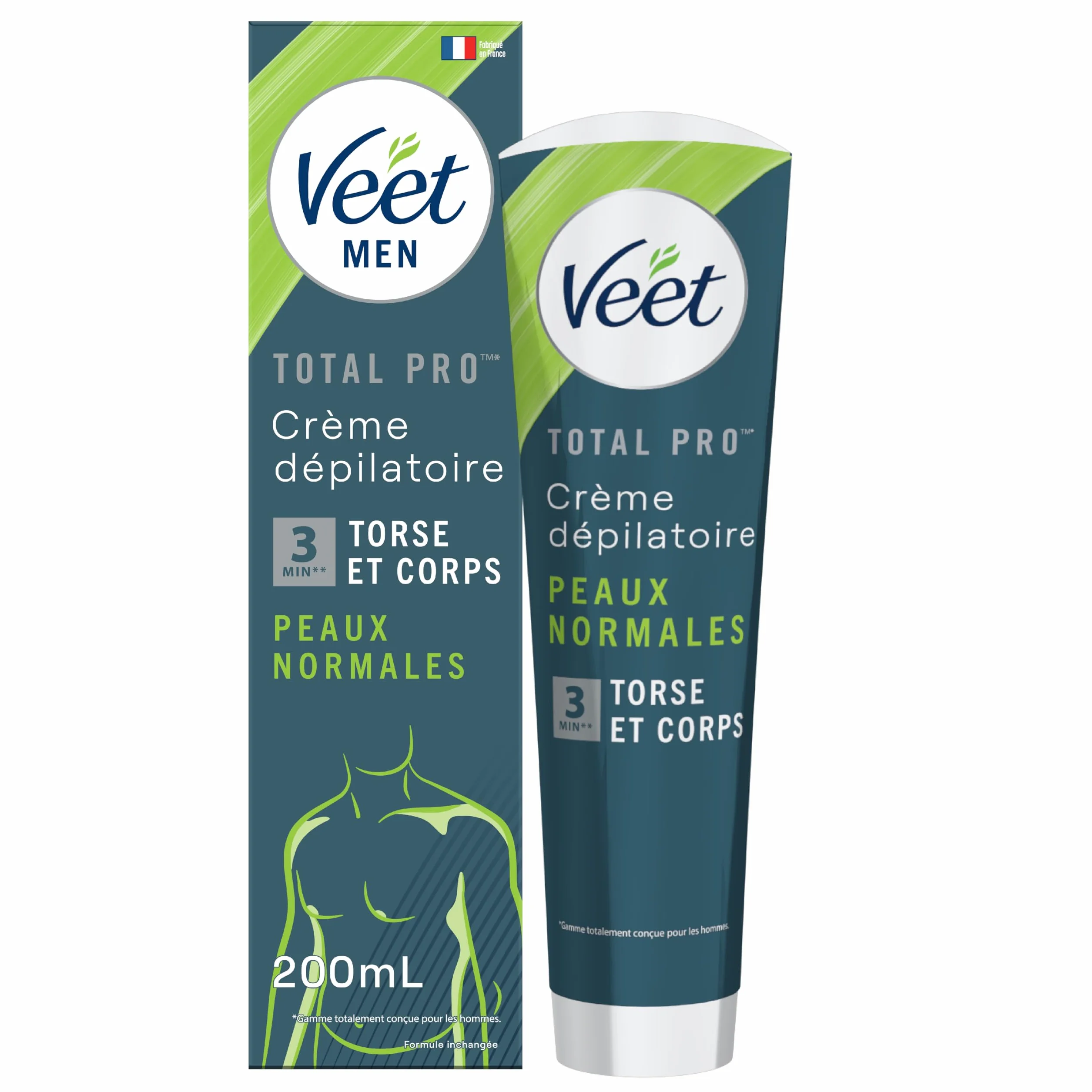 Veet Mężczyźni - Krem do depilacji dla mężczyzn - Skóra normalna - 200 ml