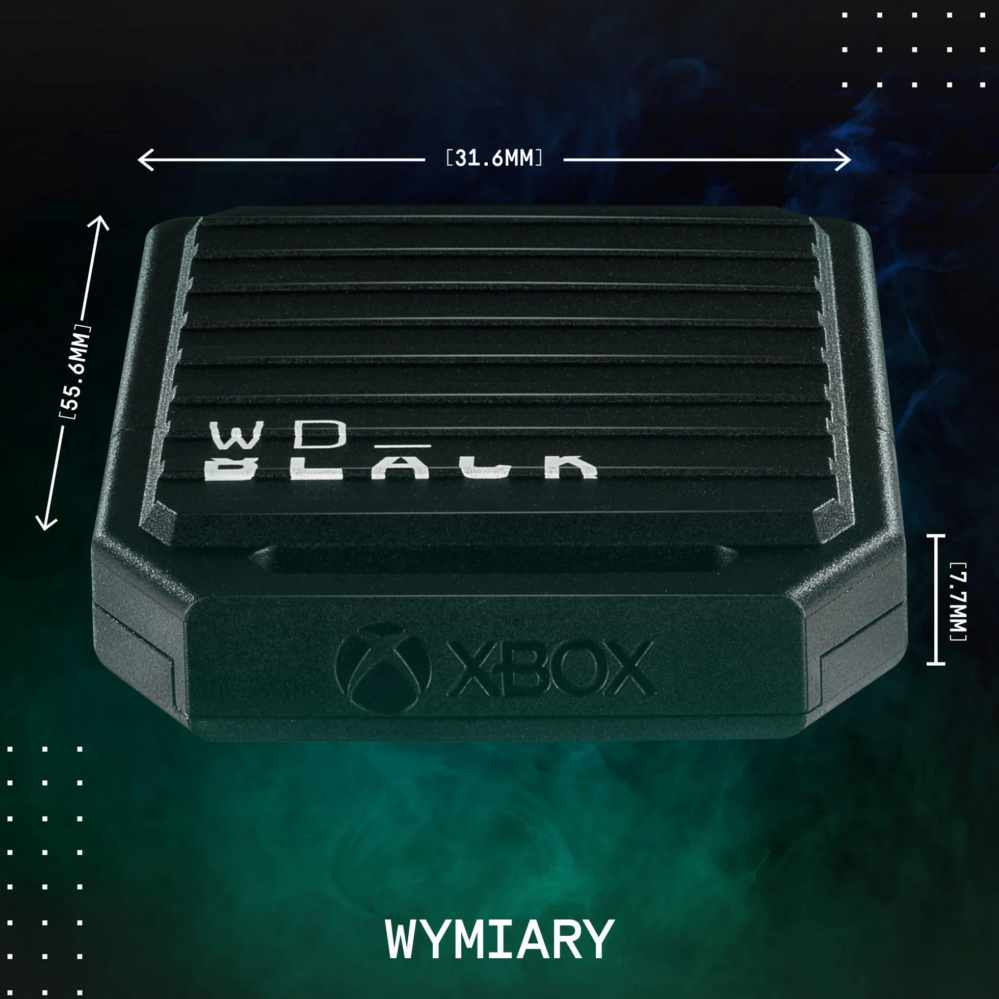 WD_BLACK C50 2TB Karta rozszerzeń dla konsoli Xbox, oficjalna licencja, Quick Resume, Xbox Velocity Architecture, z miesięczną subskrypcją Xbox Game Pass