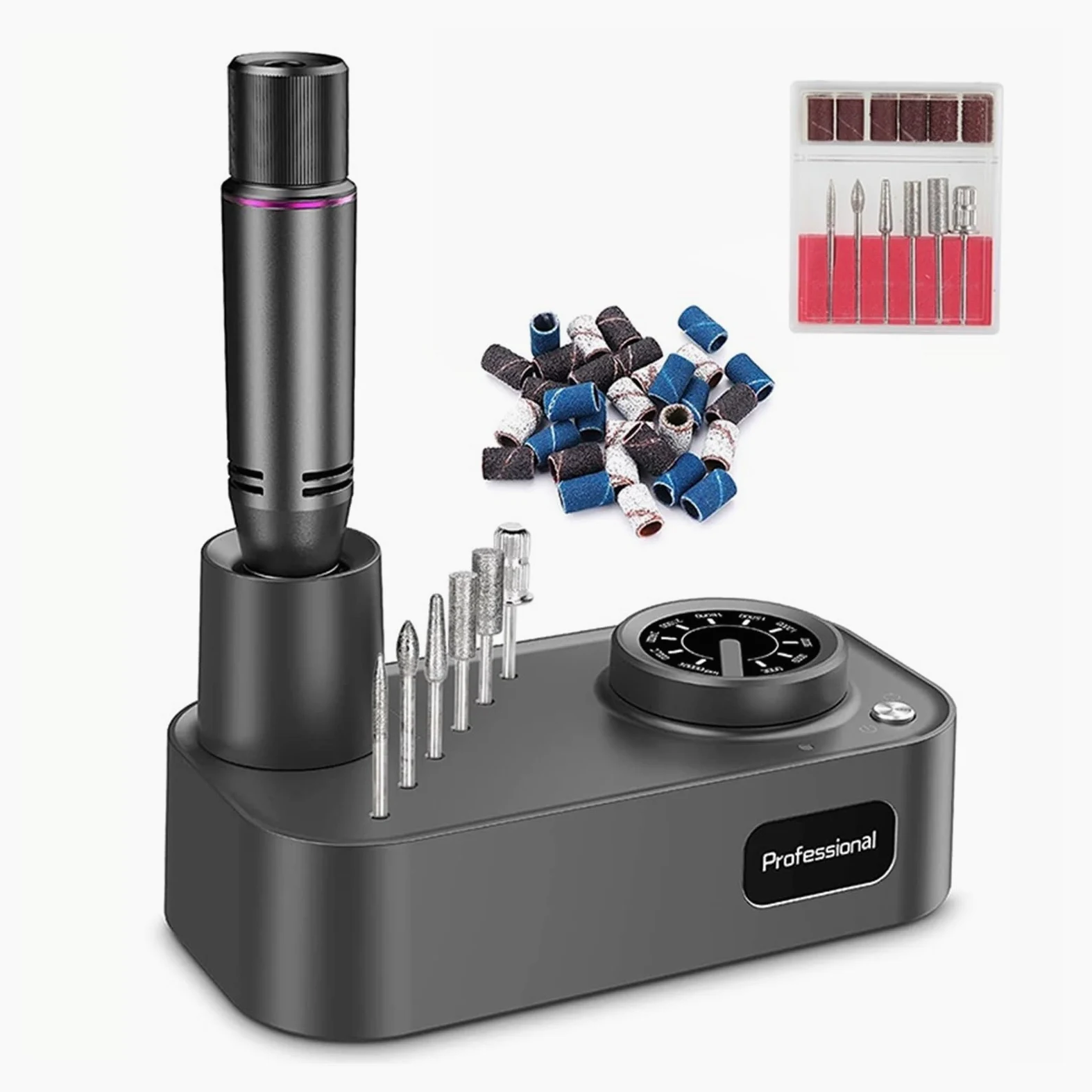 Obcinacz do paznokci, 30000RPM zestaw wierteł elektrycznych do manicure, wiertarka do paznokci, pilnik do paznokci szlifierka do manicure, profesjonalne akcesoria i narzędzia do paznokci
