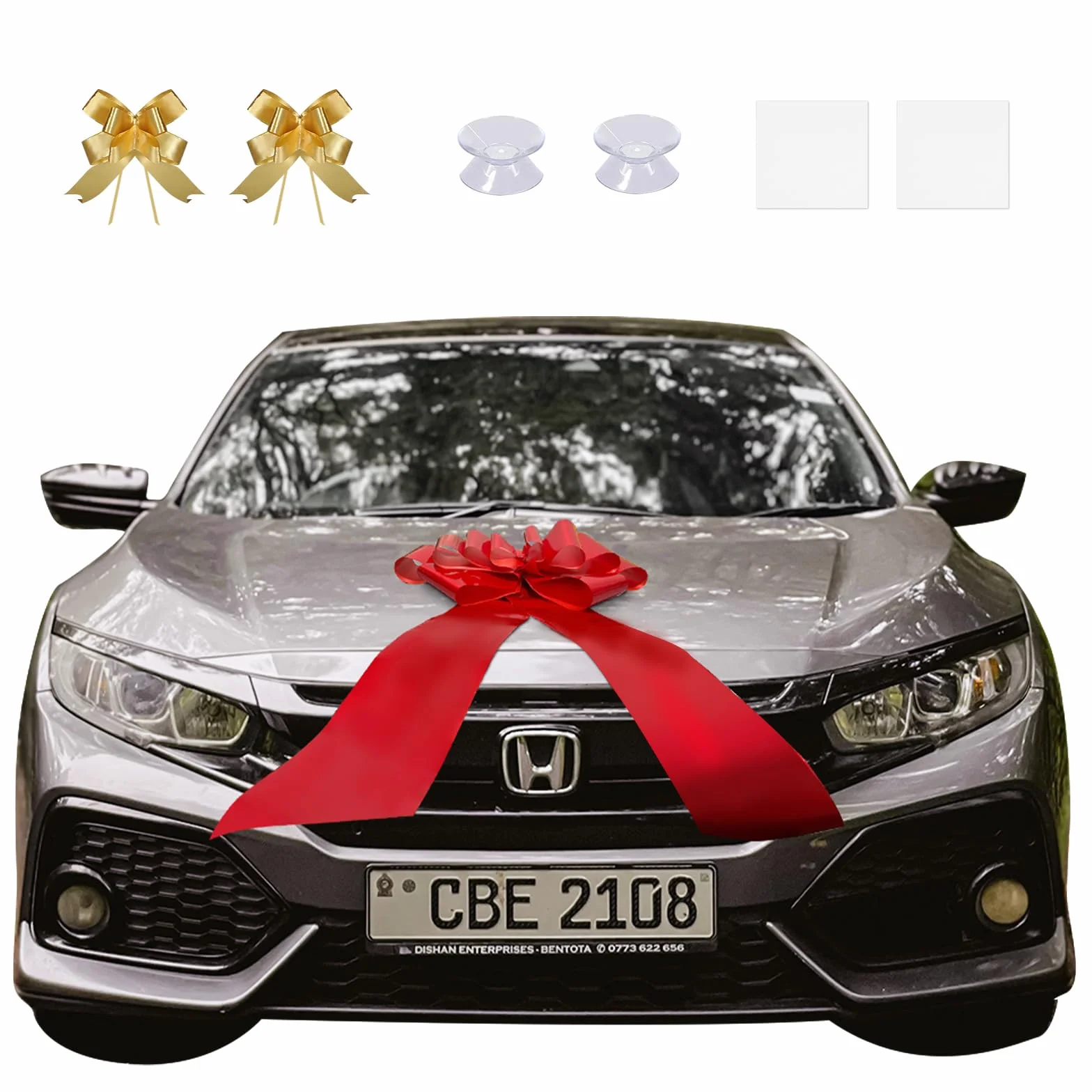 Kokarda samochodowa odporna na warunki atmosferyczne ogromna duża Car Ribbon Bow