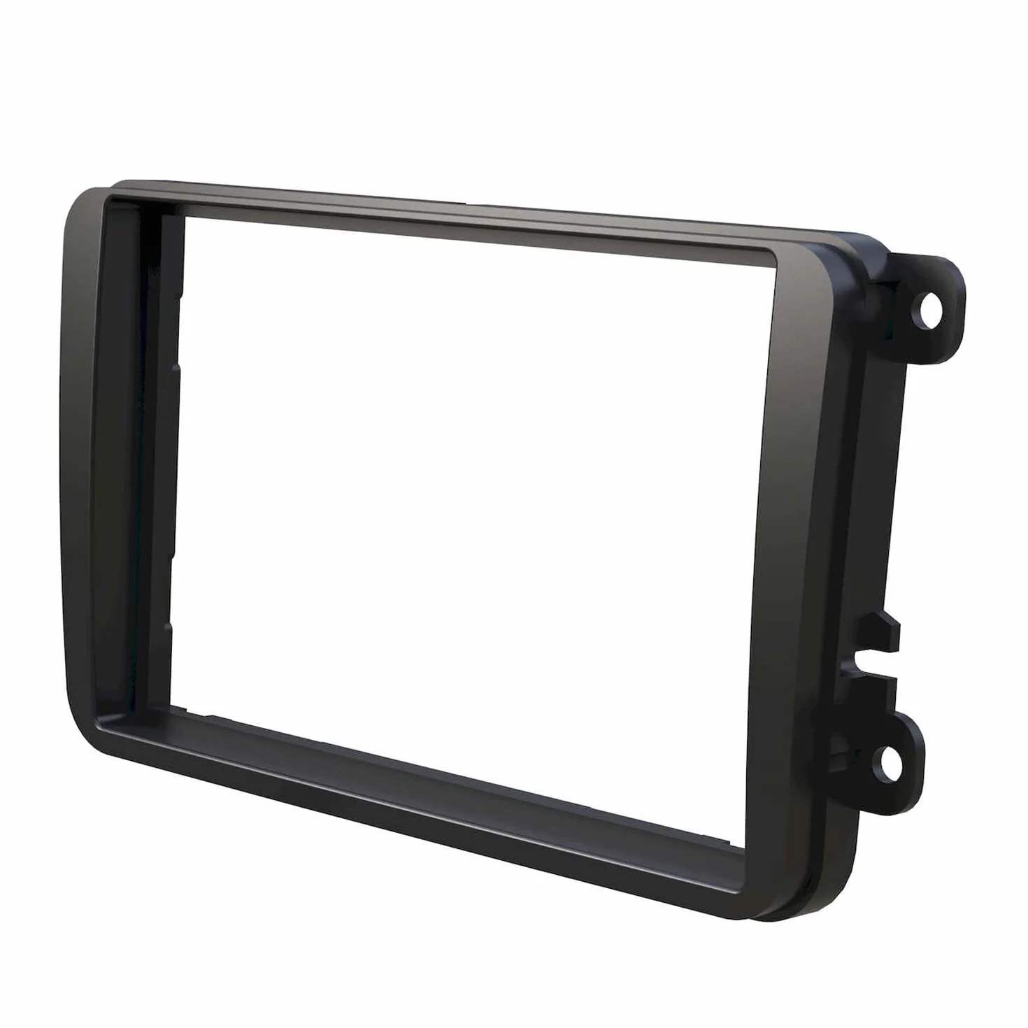 Audioproject A109 — radio samochodowe zaślepka 2 DIN ISO do VW Golf 5 Golf 6 Caddy Touran Tiguan Passat 3C Polo 6R Skoda Octavia SEAT osłona podwójna DIN Soft Touch czarna