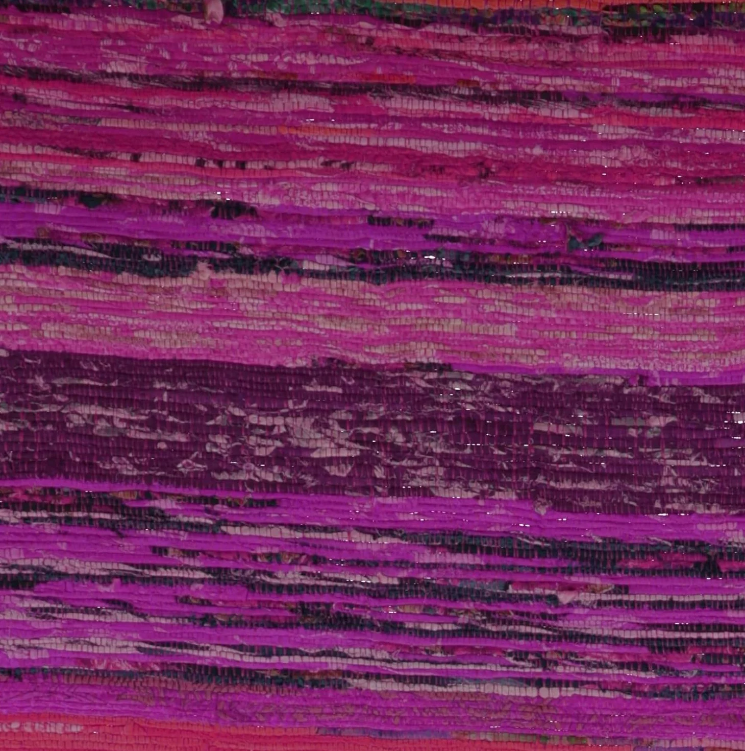 Lekki dywan z łatkami 100 x 160 cm liliowo-kolorowy czerwony bawełna