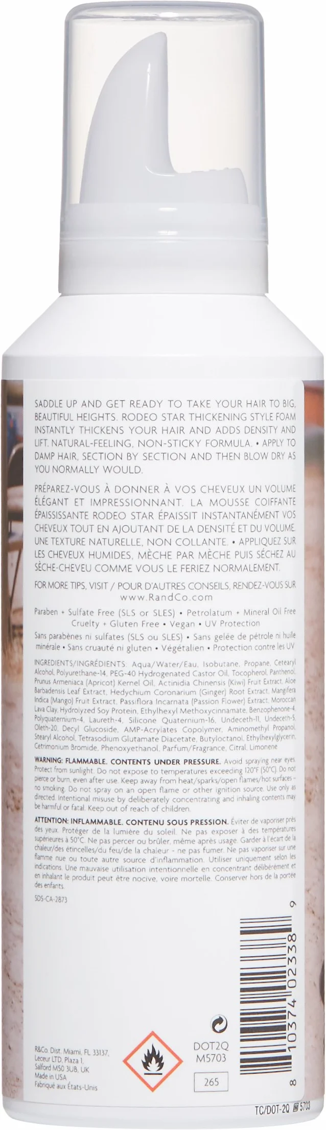 R+Co RODEO STAR Thickening Style Foam 150 ml
