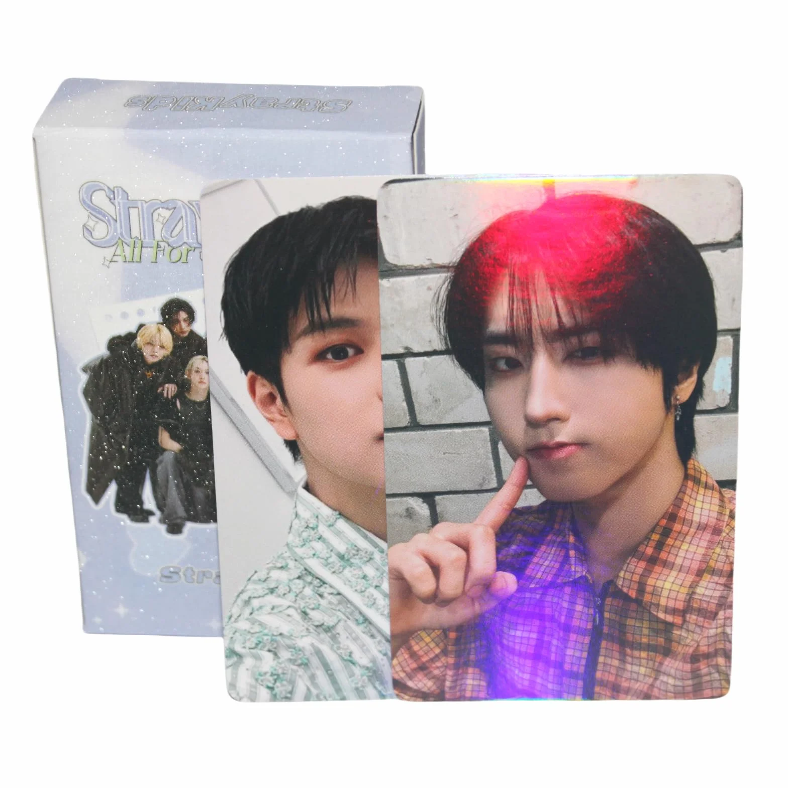 Stray Kids Laserowa fotokartka 55 szt. bezpańskich dzieci album fotokartka bezpańskie dzieci karty lomo bezpańskie dzieci karty fotograficzne 5-gwiazdkowa pocztówka prezent dla fanów córki