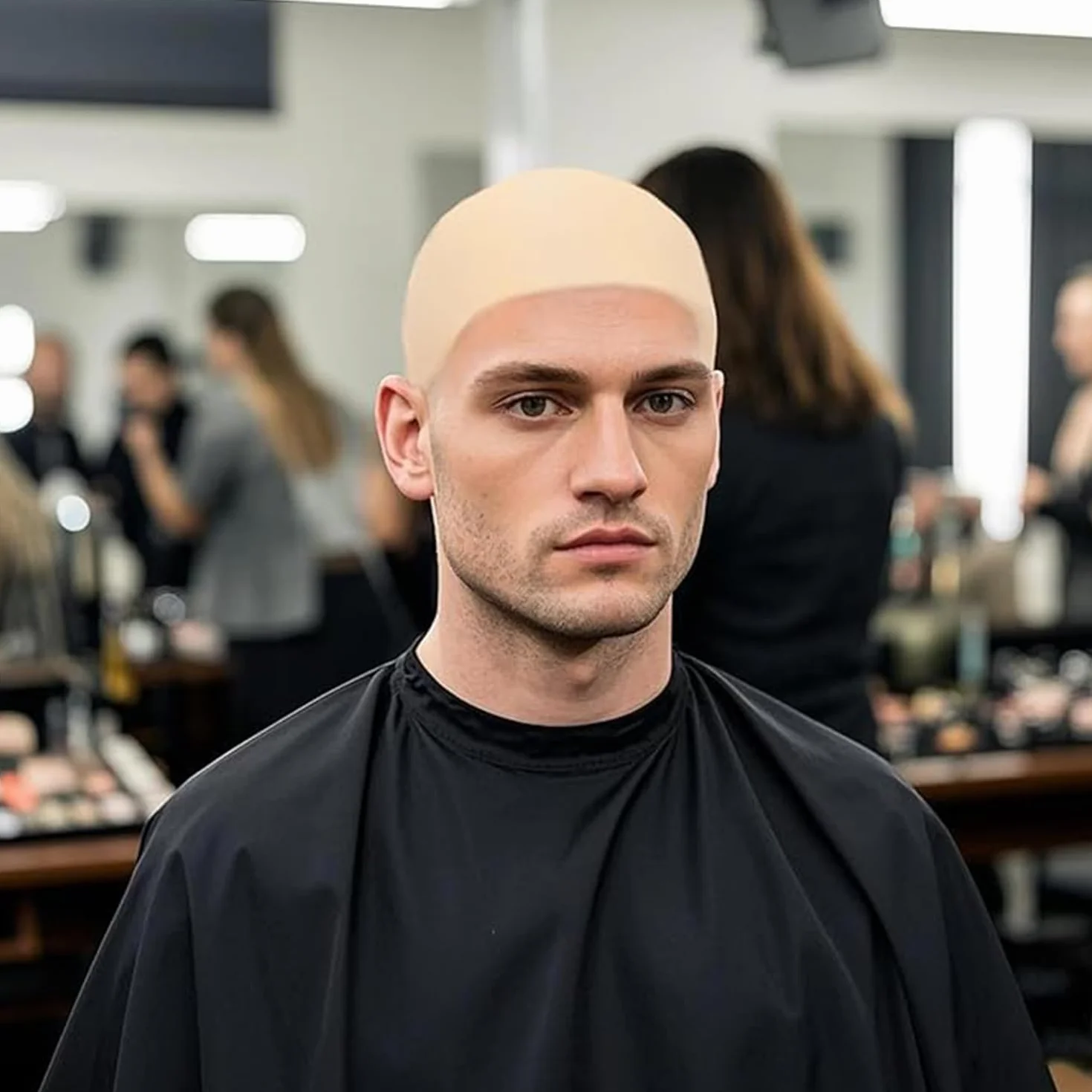 Dorosła Lateksowa Czapka Lateksowa Czapka Lateksowa Do Peruki, Lateksowa Czapka Czapka Z Głową Peruki, Akcesoria Cosplay, Karnawał Makijaż, Akcesoria do kostiumów
